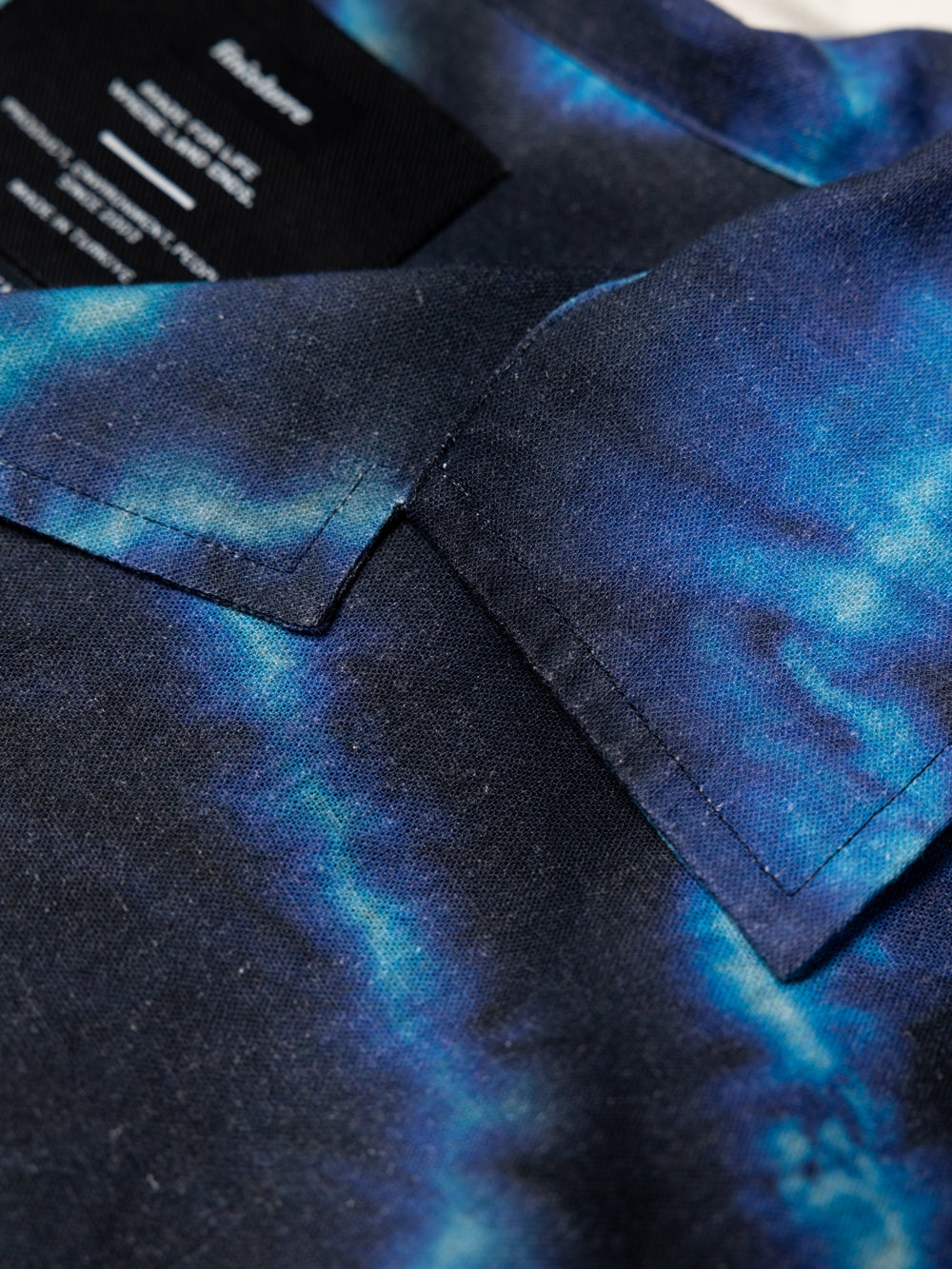 Linen Shirt in Shibori Print - Hendra