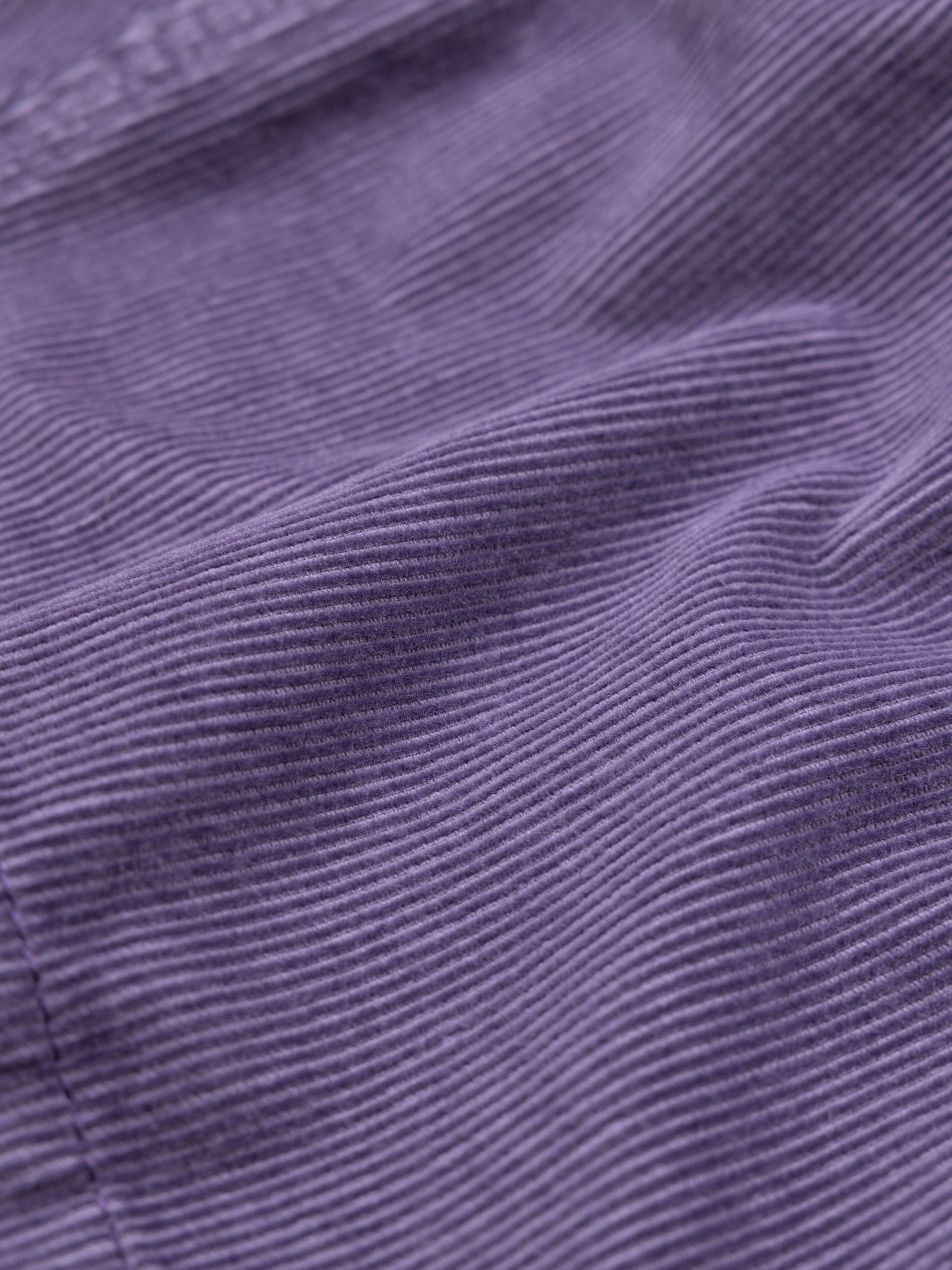 Organic Cotton Cord Shirt in Purple - Jetty