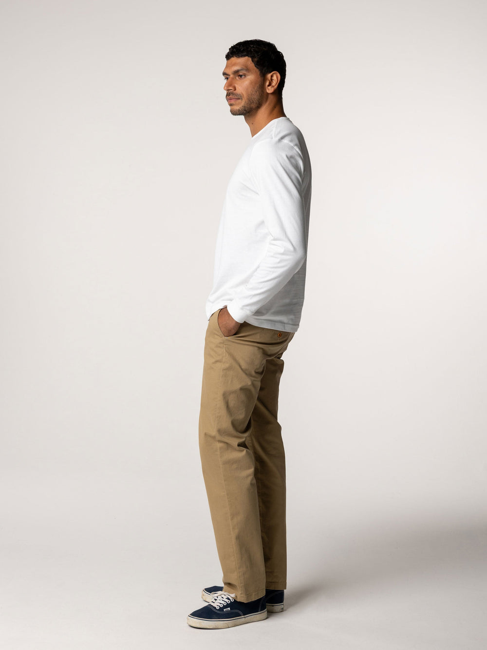 Organic Cotton Chino in Flint - Rincon