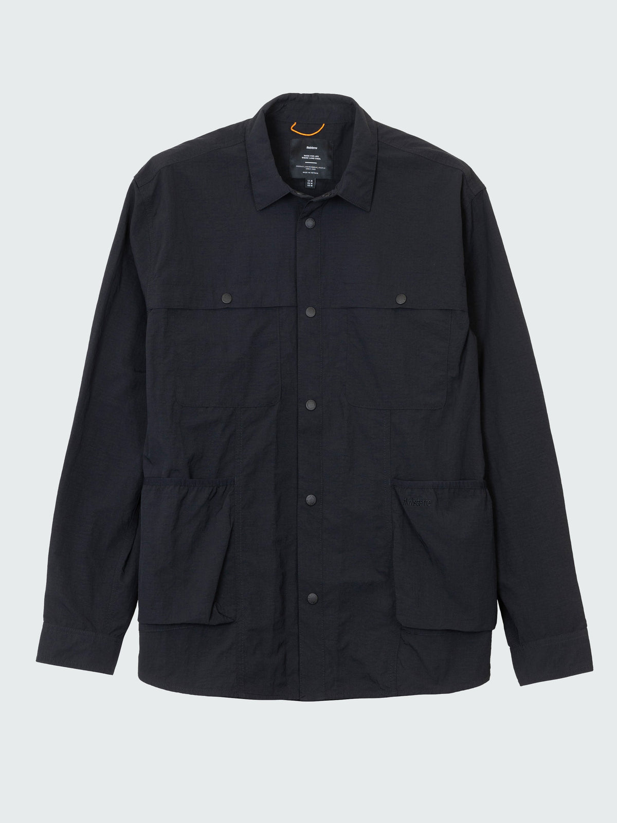 Recycled Long Sleeve Shirt in Black - Wander