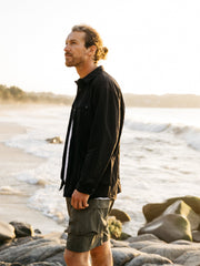 Recycled Long Sleeve Shirt in Black - Wander