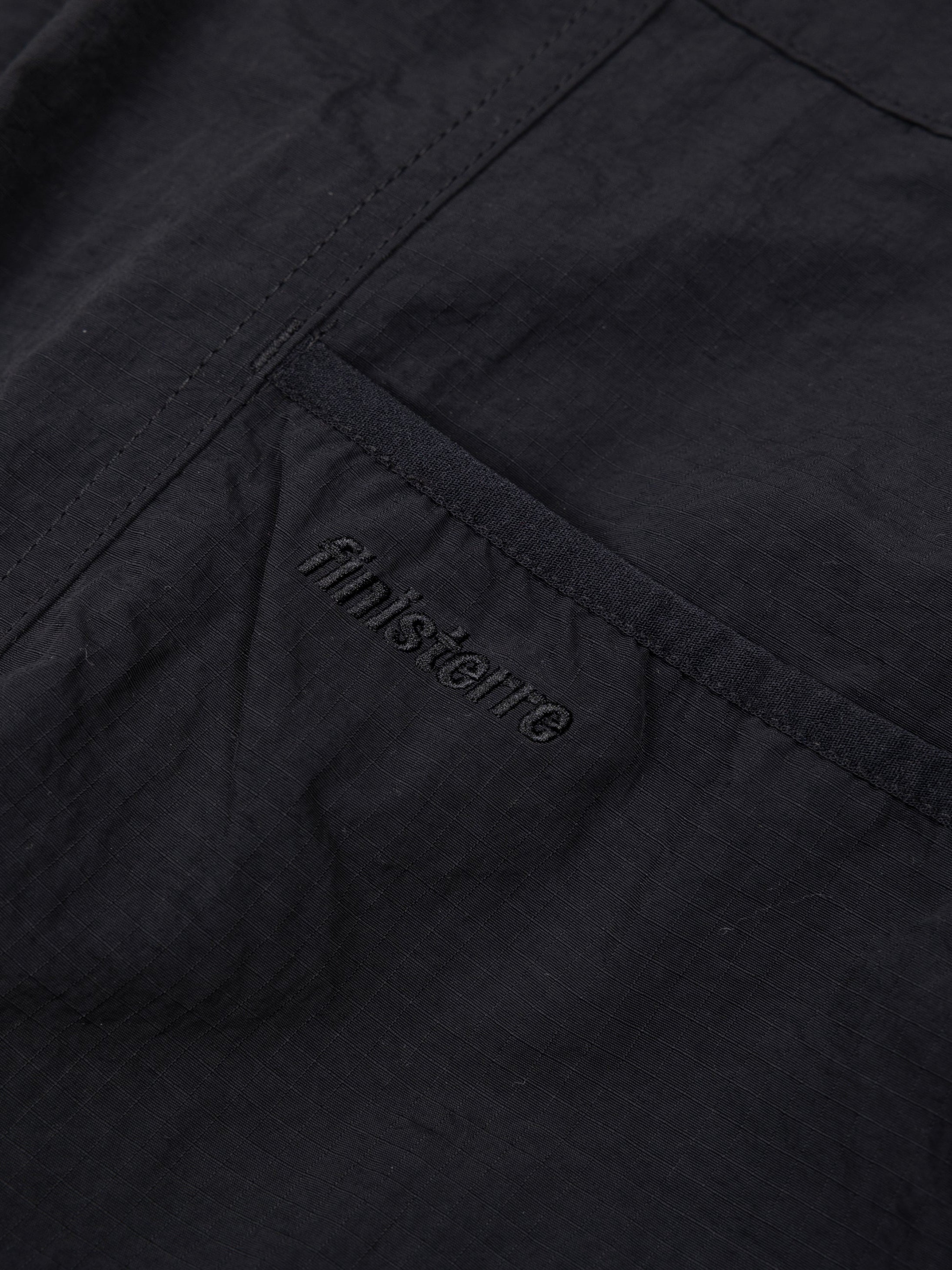 Recycled Long Sleeve Shirt in Black - Wander
