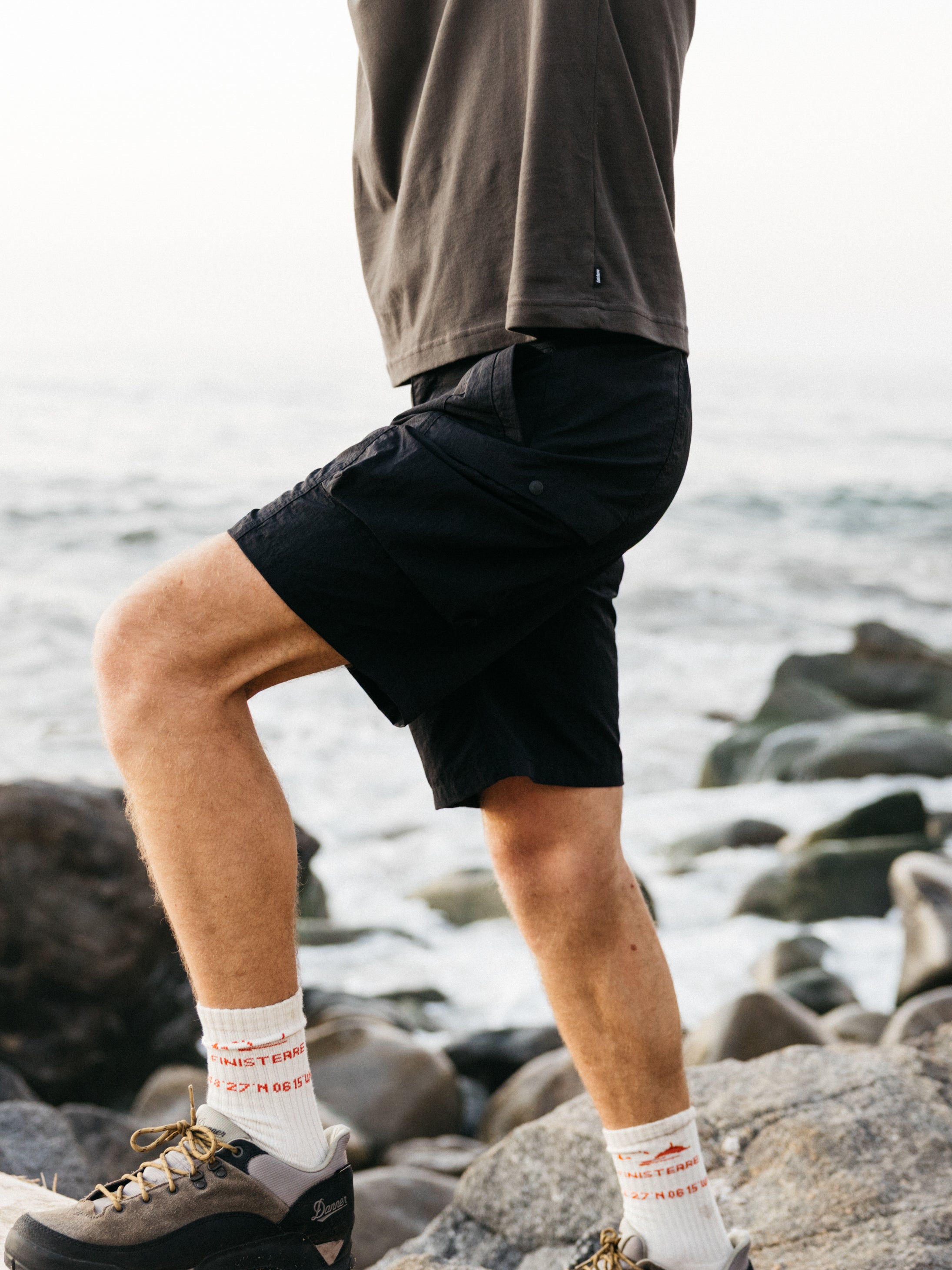 Recycled Shorts in Black - Wander