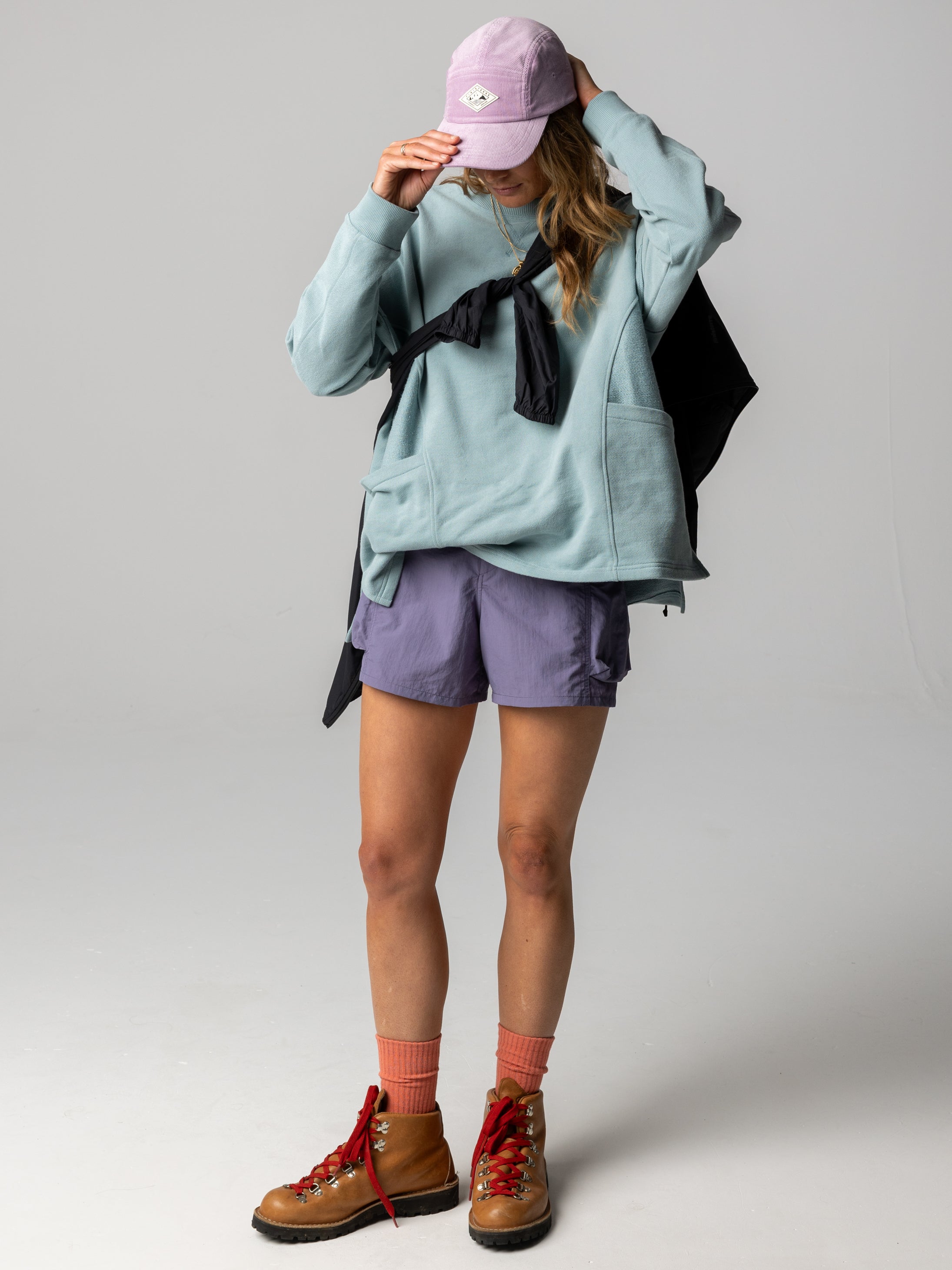Vintage Inspired Blue Stone Sweatshirt - Awen