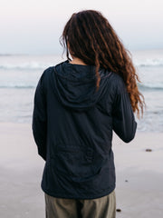Recycled Windcheater Jacket in Black - Forecast