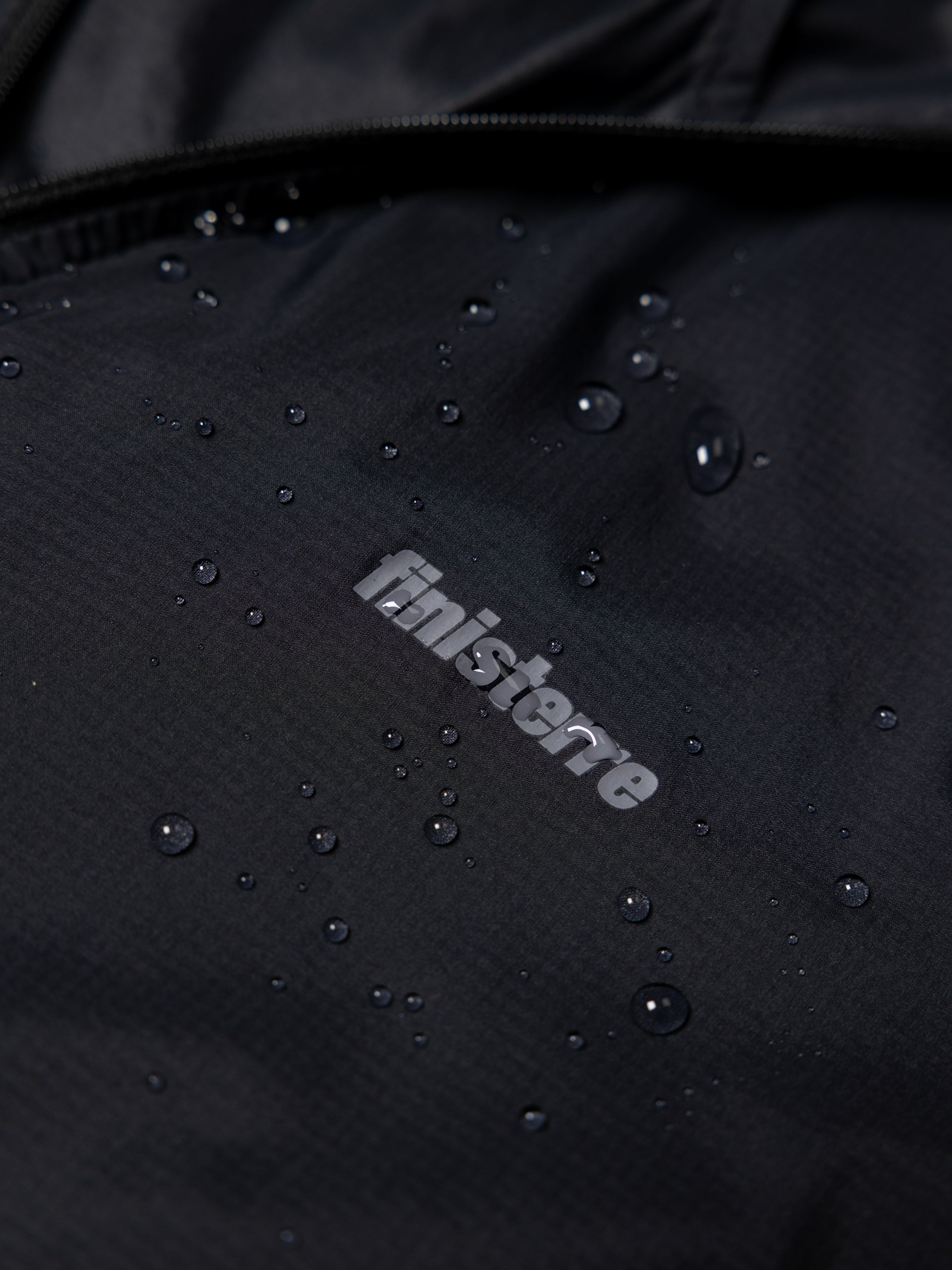 Recycled Windcheater Jacket in Black - Forecast