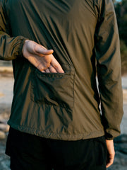 Recycled Windcheater Jacket in Olive - Forecast