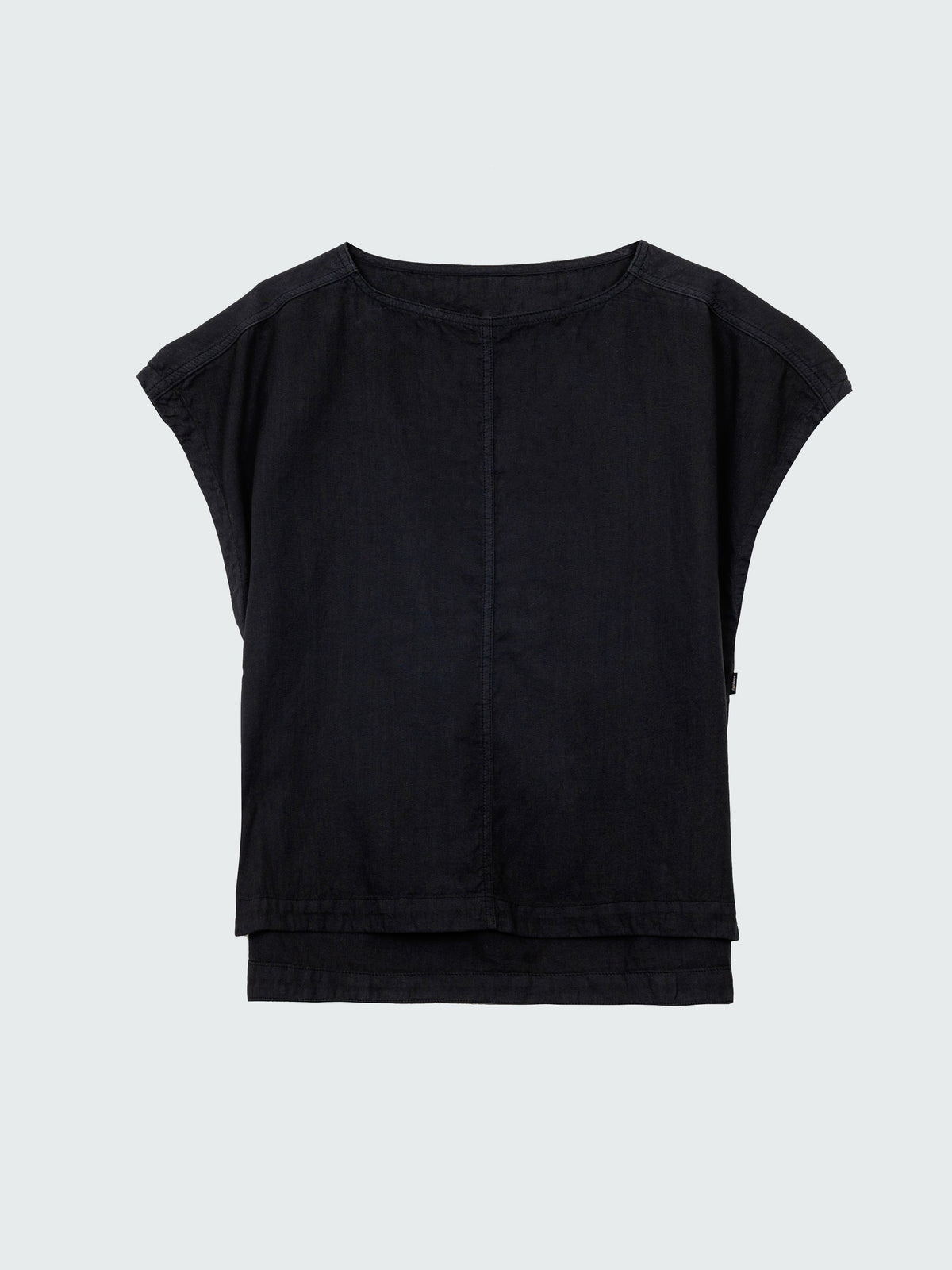 Hemp Top in Black - Morva