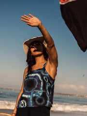 Linen Cami Top in Shibori - Morva