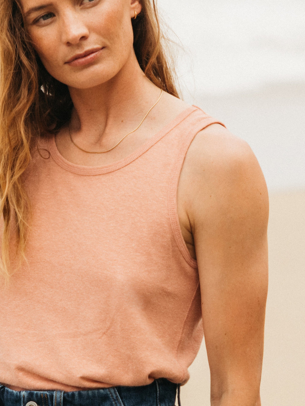 Hemp Vest in Clay - Riviera