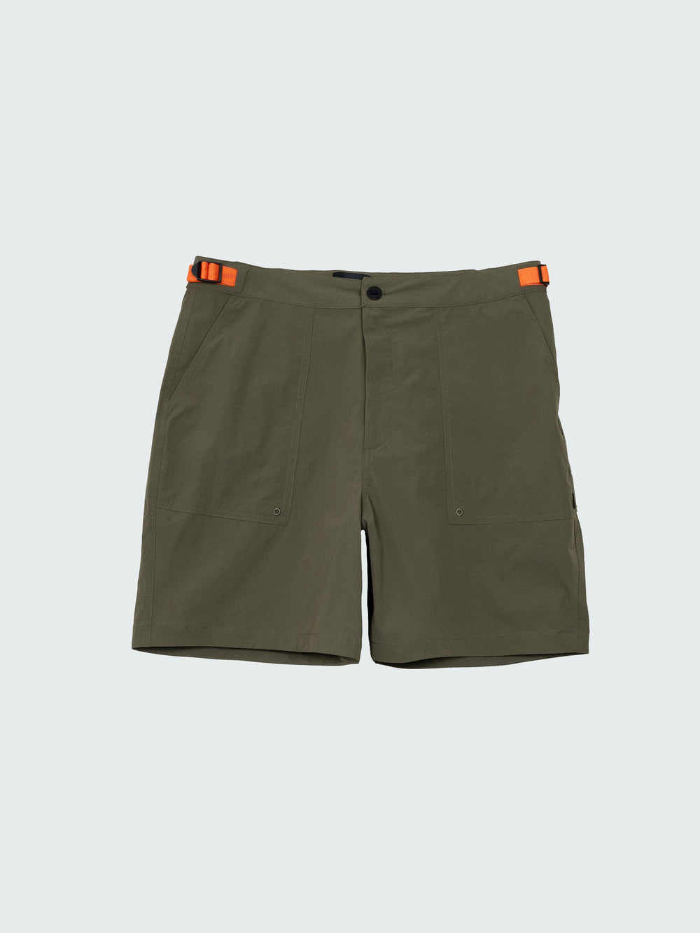 Recycled Hybrid Shorts in Olive - Walker