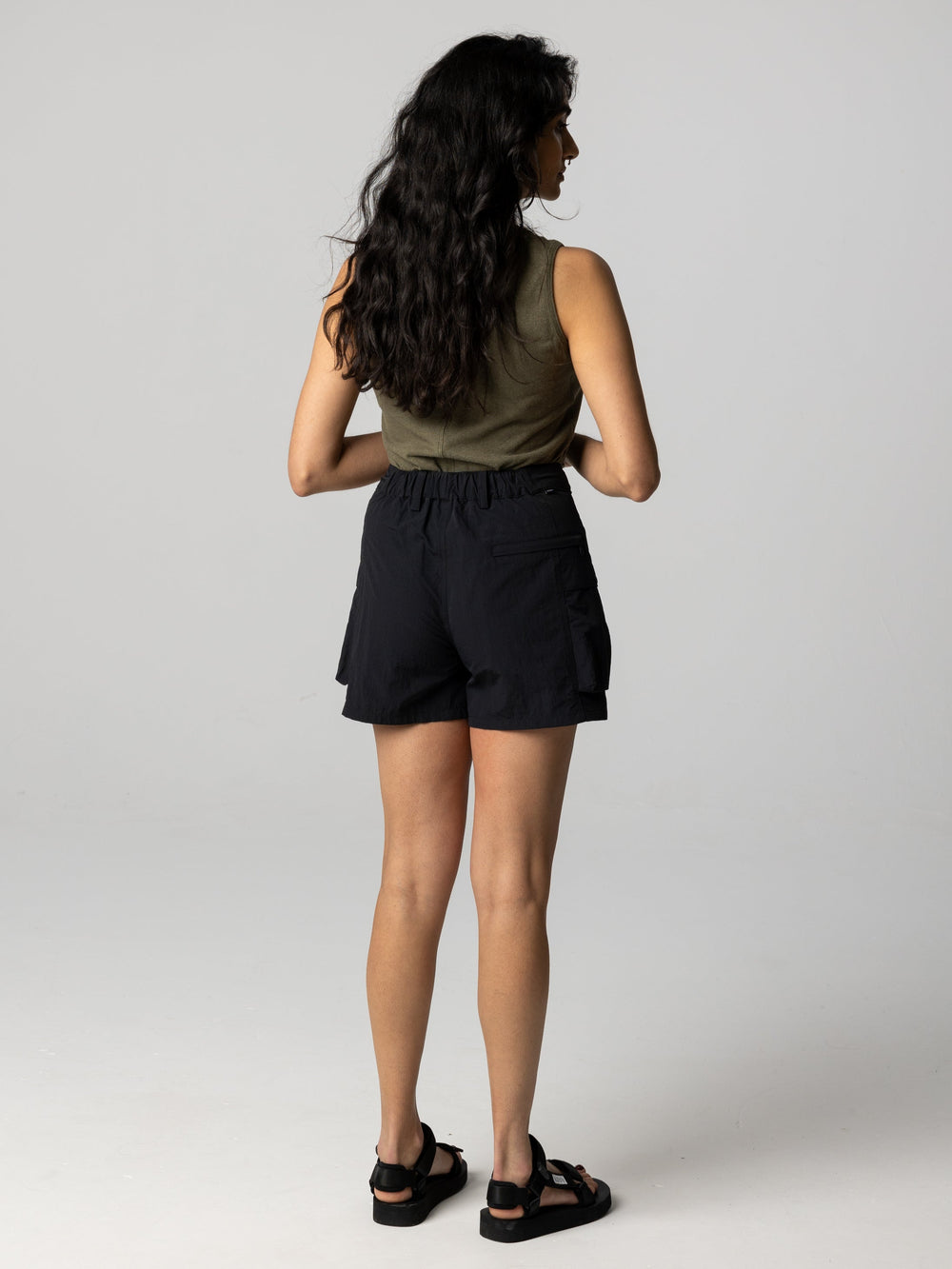 Recycled Shorts in Black - Wander
