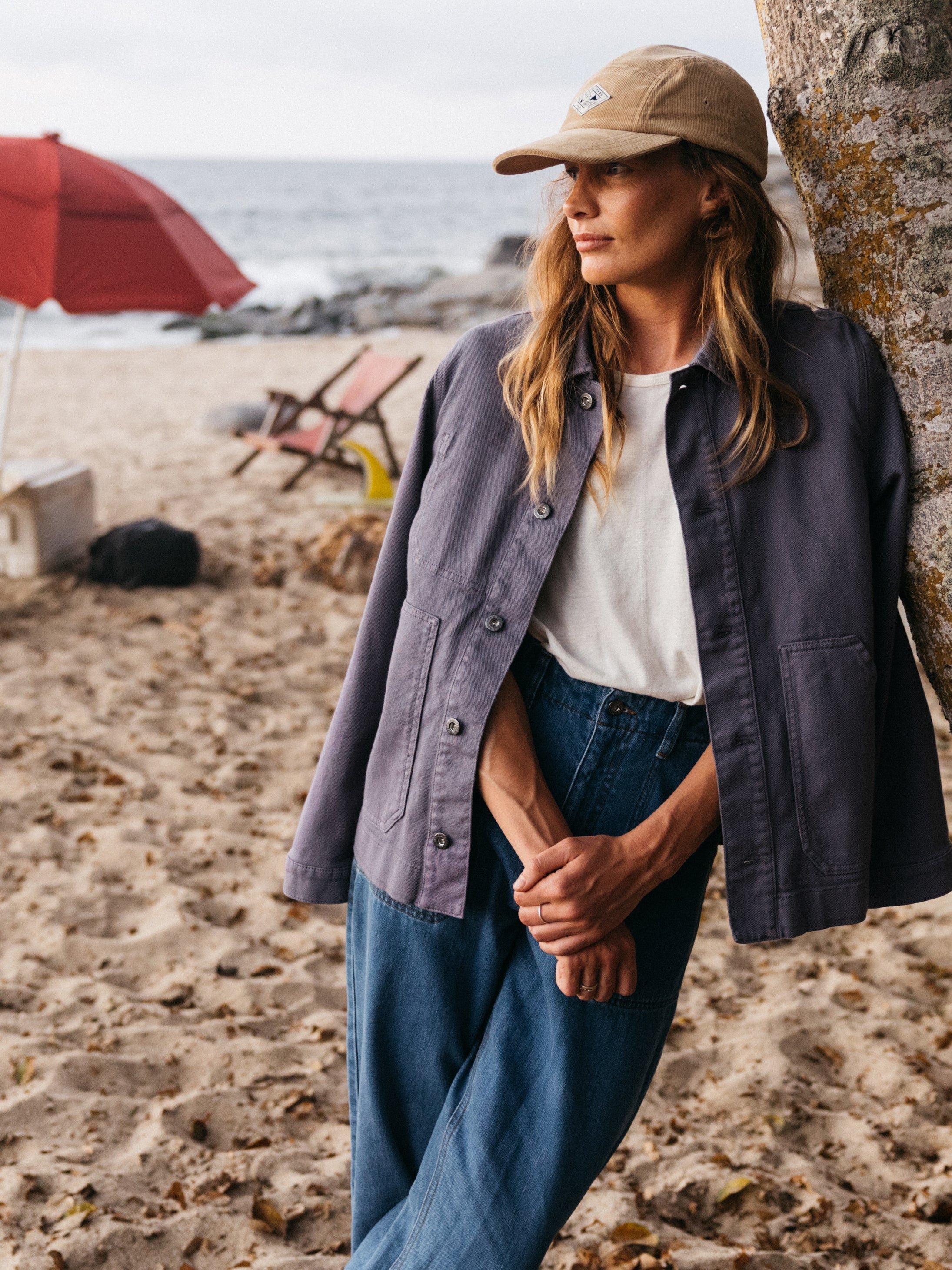 Yarrel Chore Jacket in Violet Sky