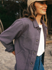Yarrel Chore Jacket in Violet Sky