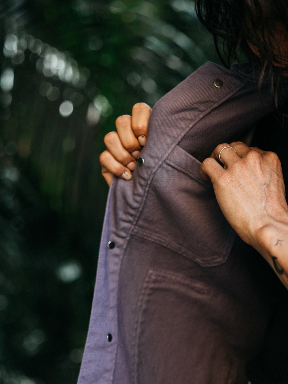 Yarrel Chore Jacket in Violet Sky