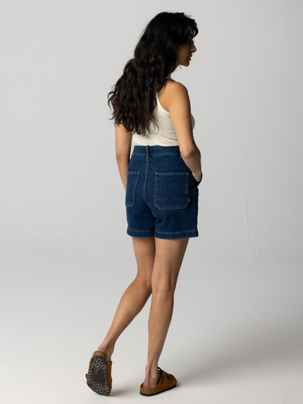 Denim Short in Dark Indigo - Yarrel