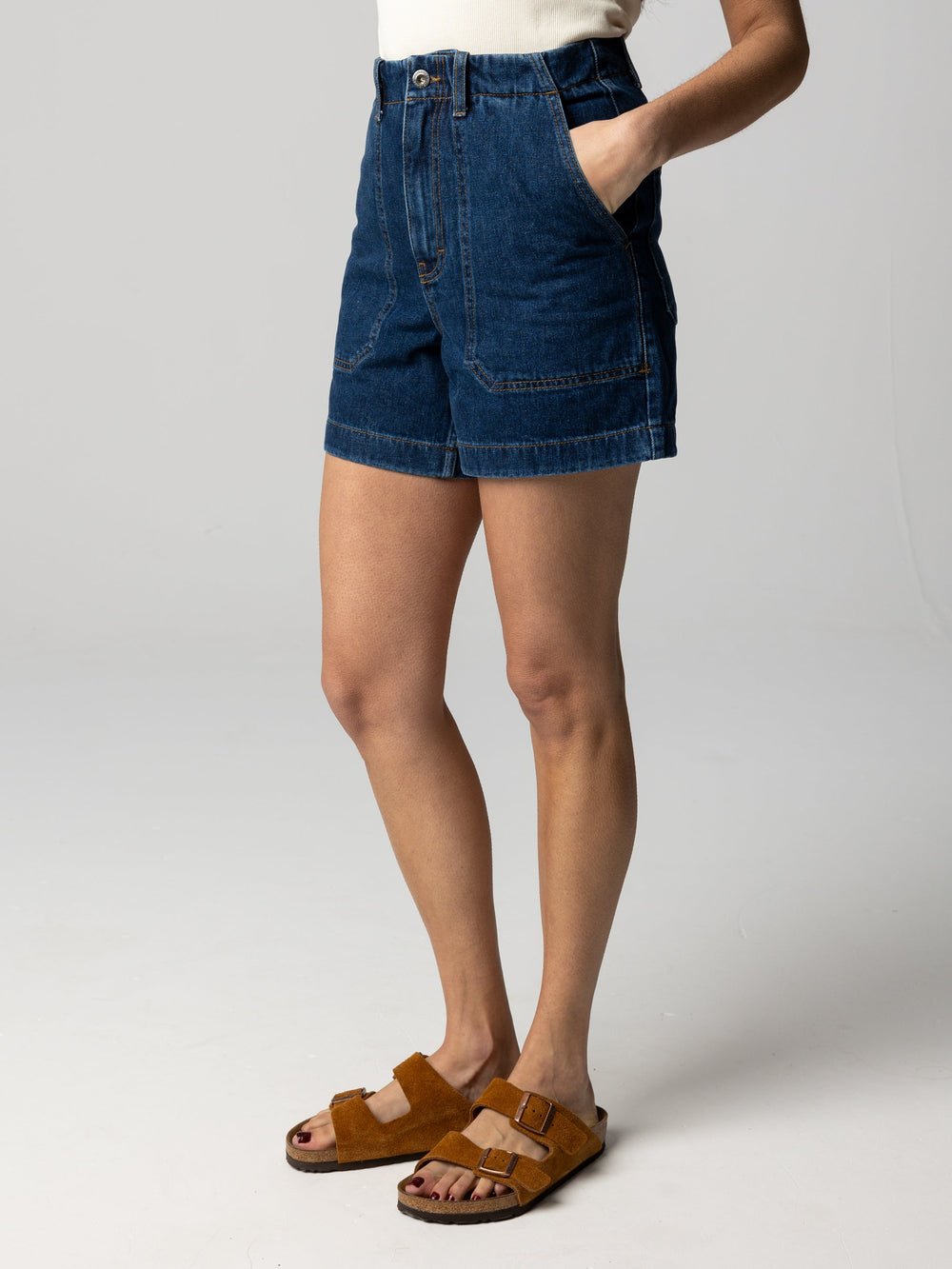 Denim Short in Dark Indigo - Yarrel