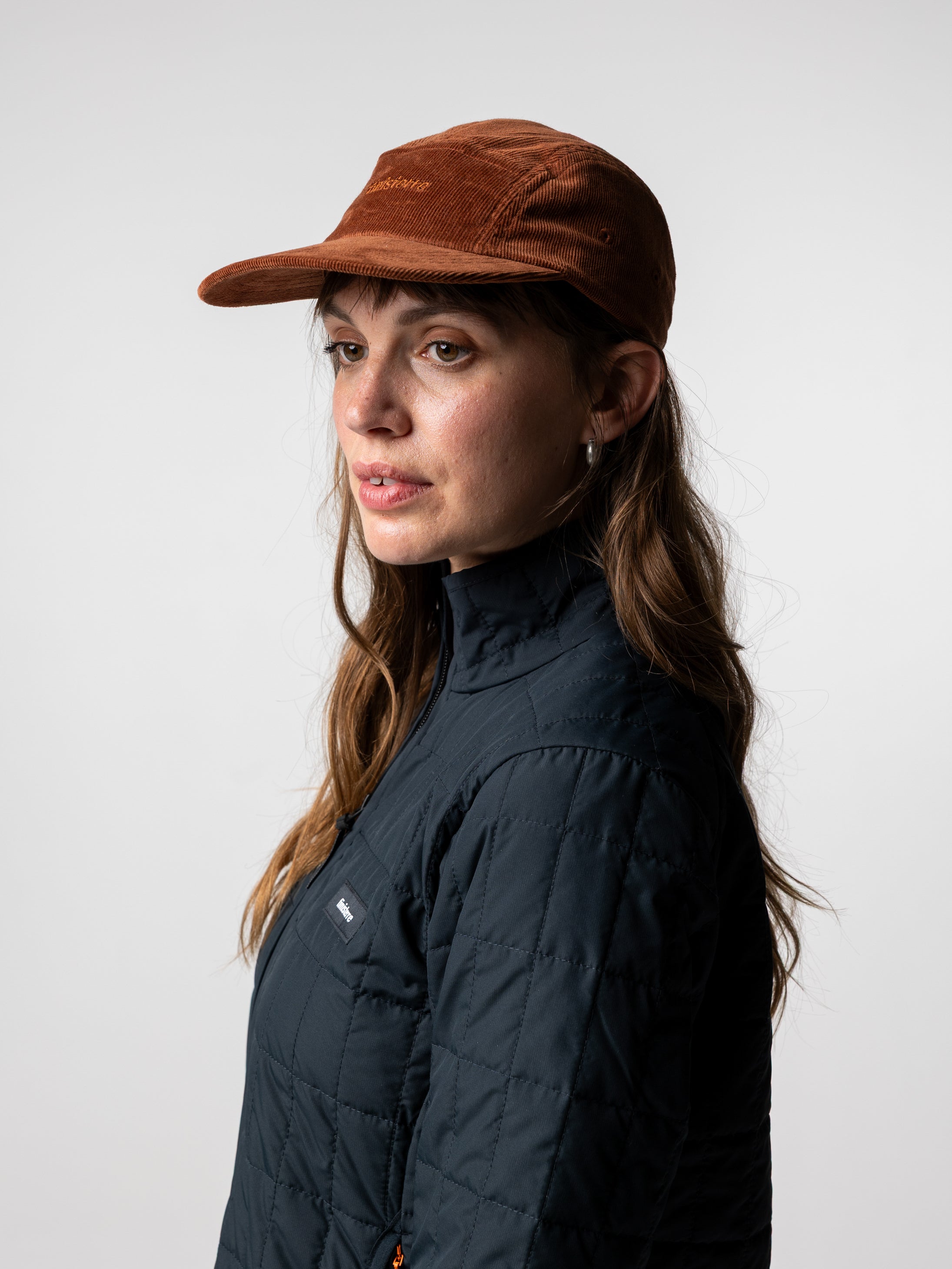 Organic Cotton Jetty Cord Cap in Pecan