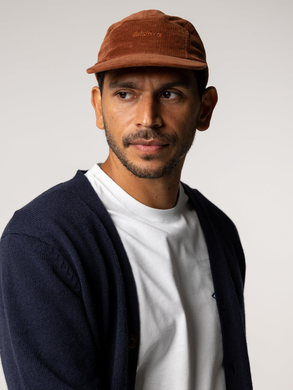 Organic Cotton Jetty Cord Cap in Pecan