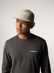 Organic Cotton Jetty Cord Cap in Shadow Green