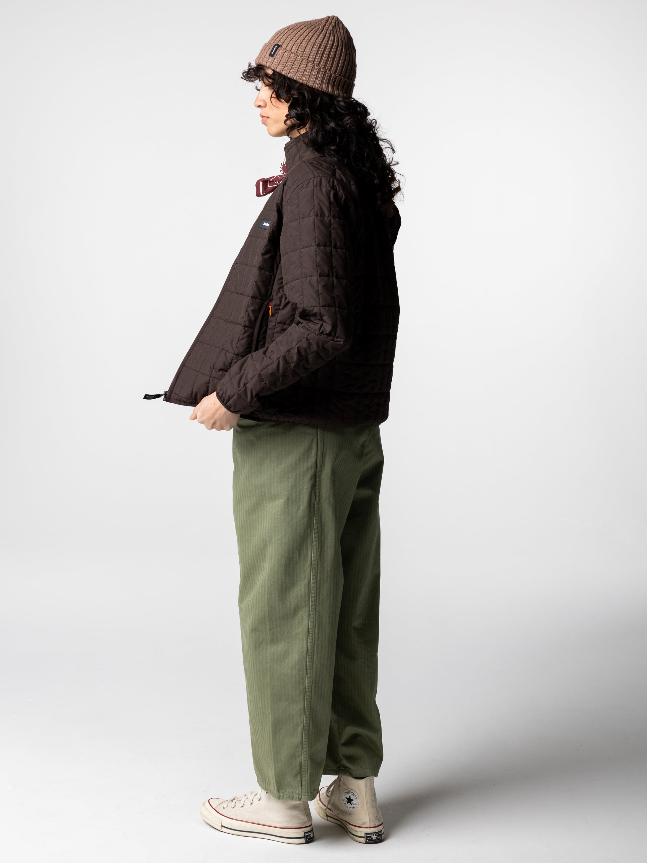 Insulated Jacket in Brown - Firecrest