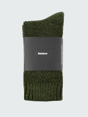 Recycled Wool Barents Wool Sock in Olive
