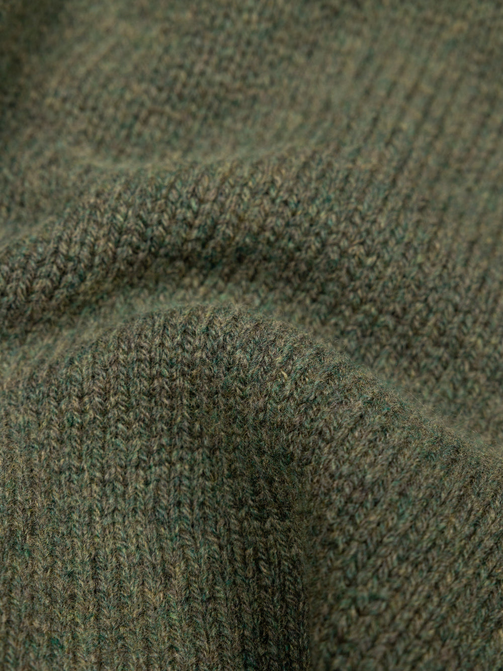 Wool Taran Jumper in Olive