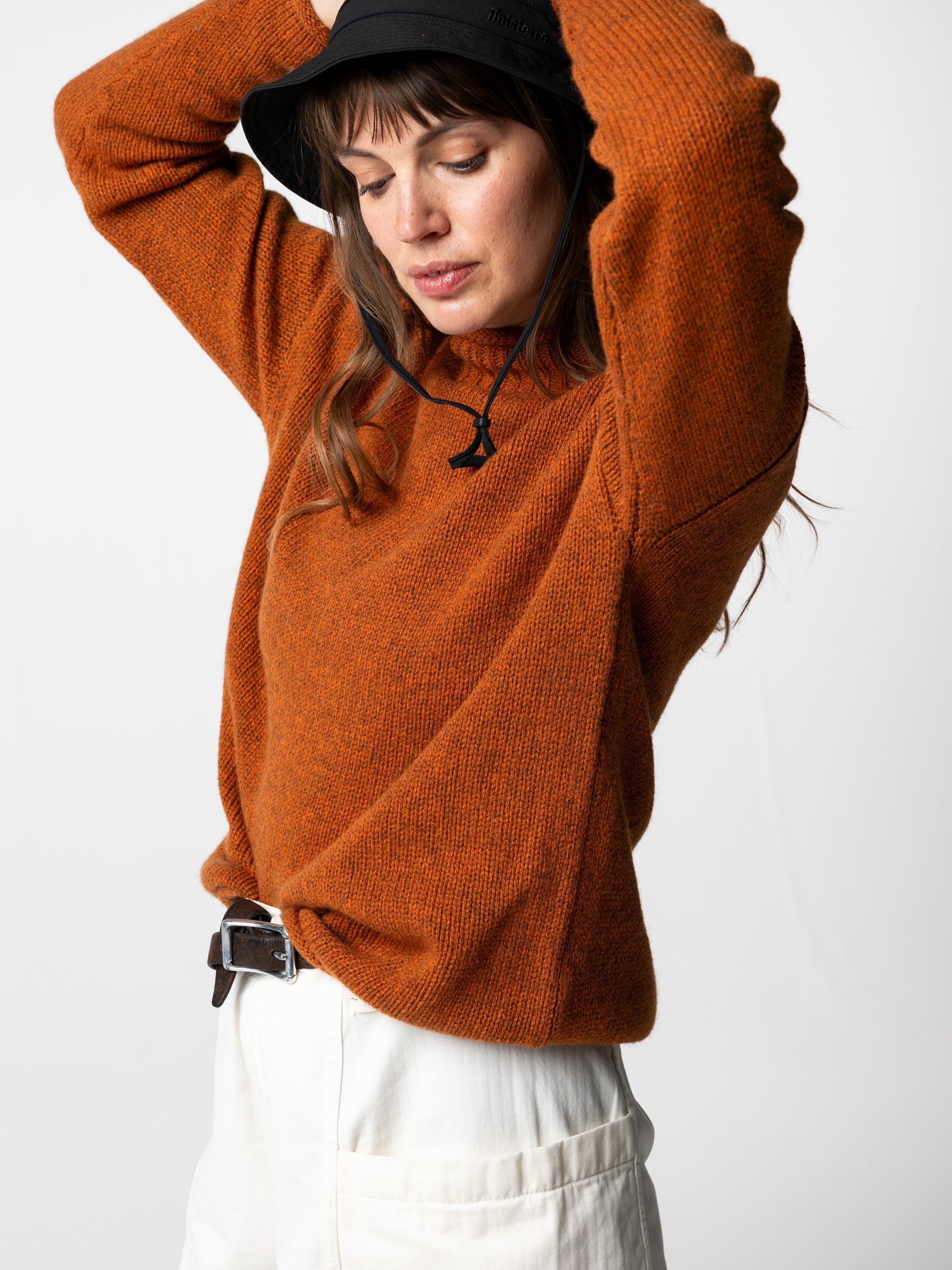 Wool Blend Jumper in Copper - Taran