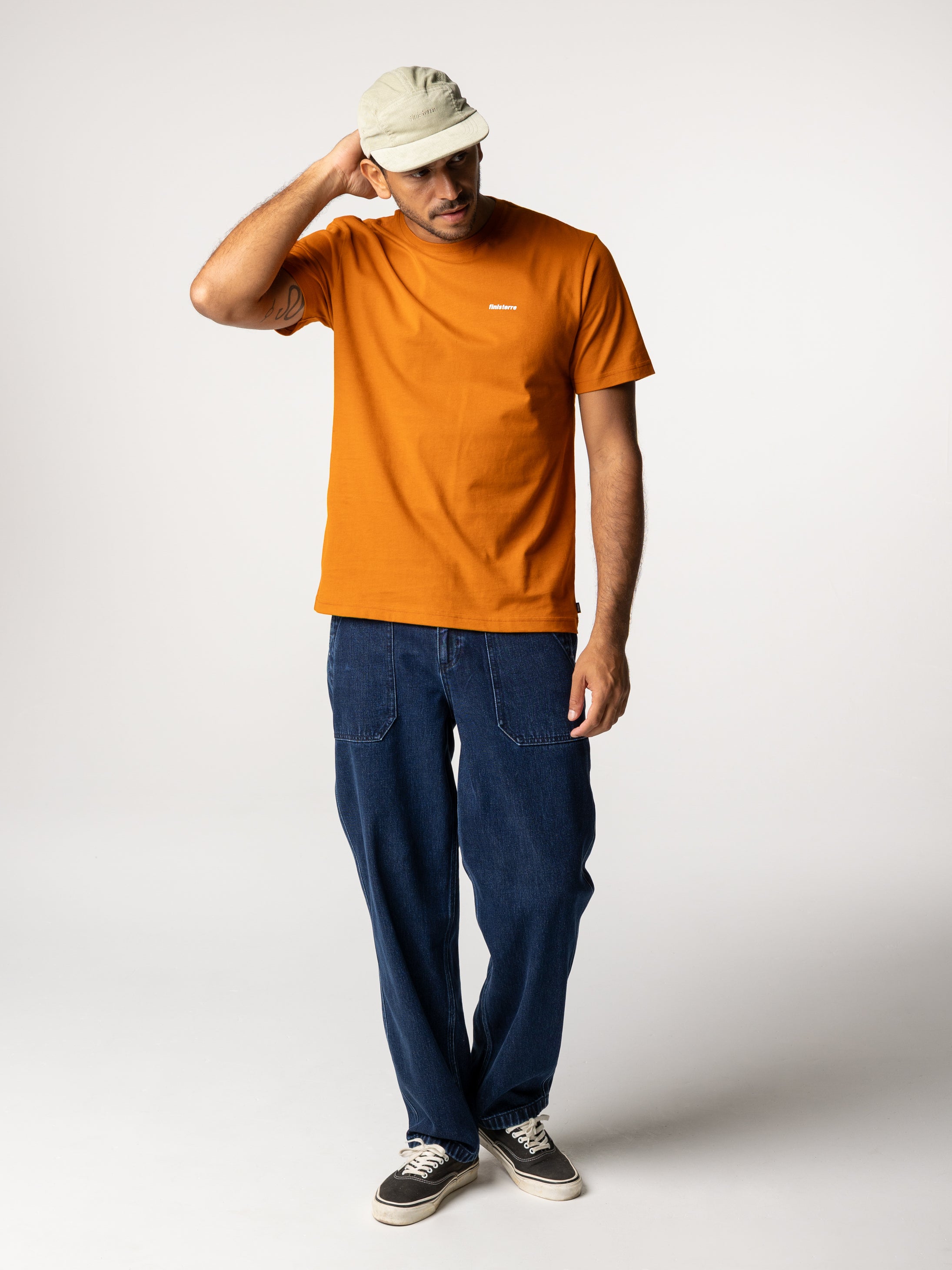 Organic Cotton T-Shirt in Copper - Harlyn