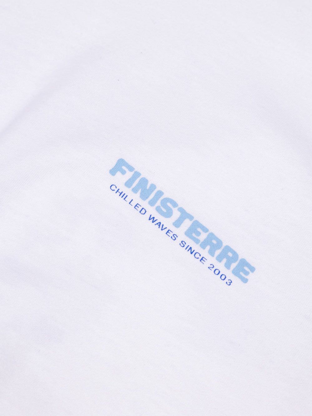 Organic Cotton T-Shirt in White - Heat Wavy