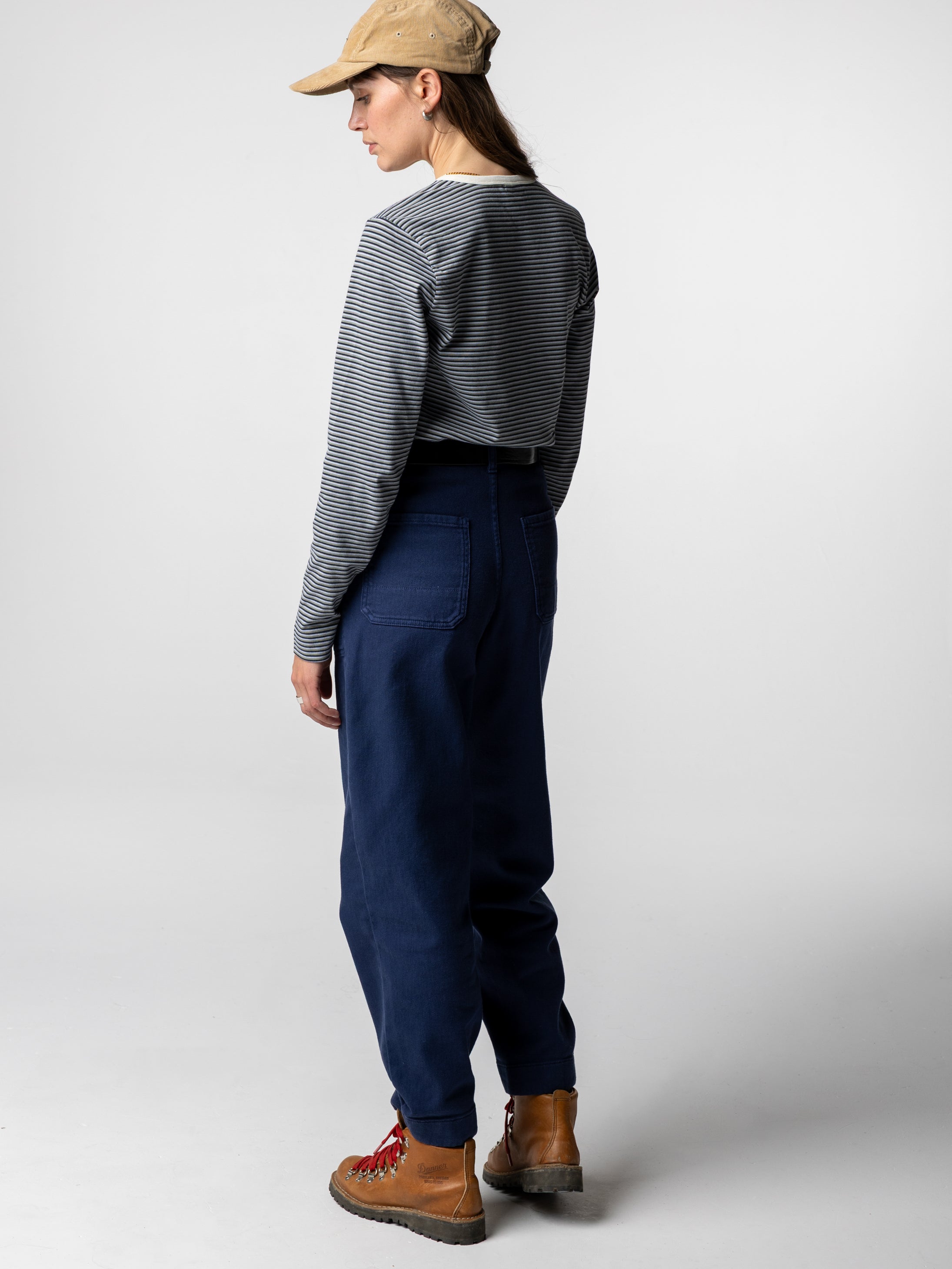 Eldon Long Sleeve T-Shirt in Blue/Green