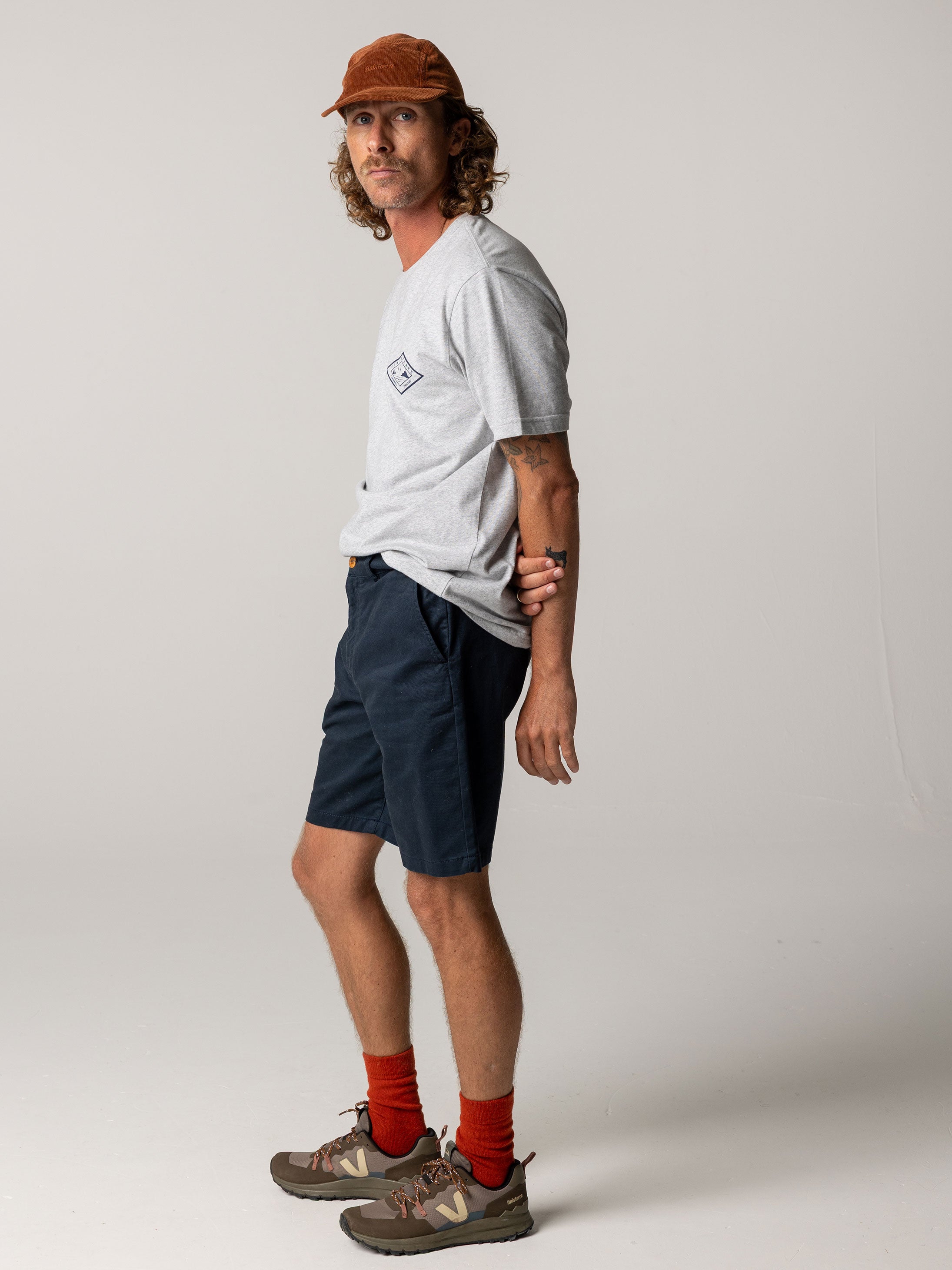 Organic Cotton Shorts in Navy - Rincon