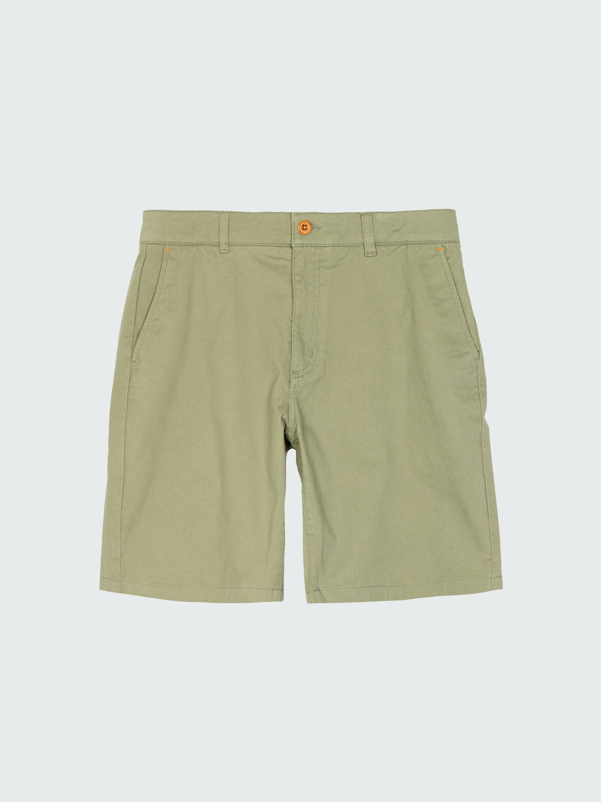 Organic Cotton Shorts in Bayleaf - Rincon