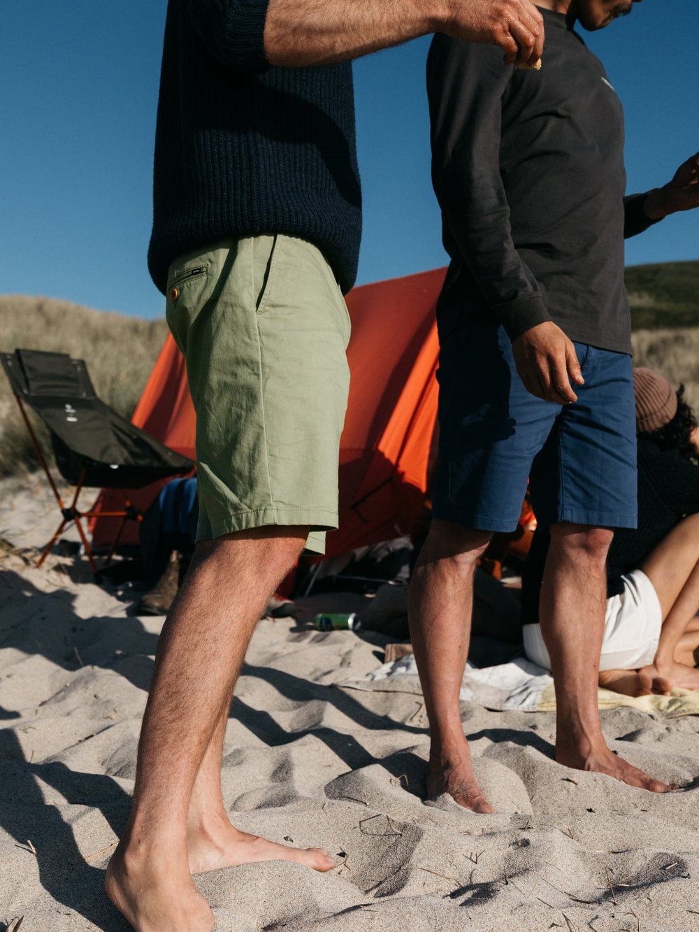 Organic Cotton Shorts in Bayleaf - Rincon