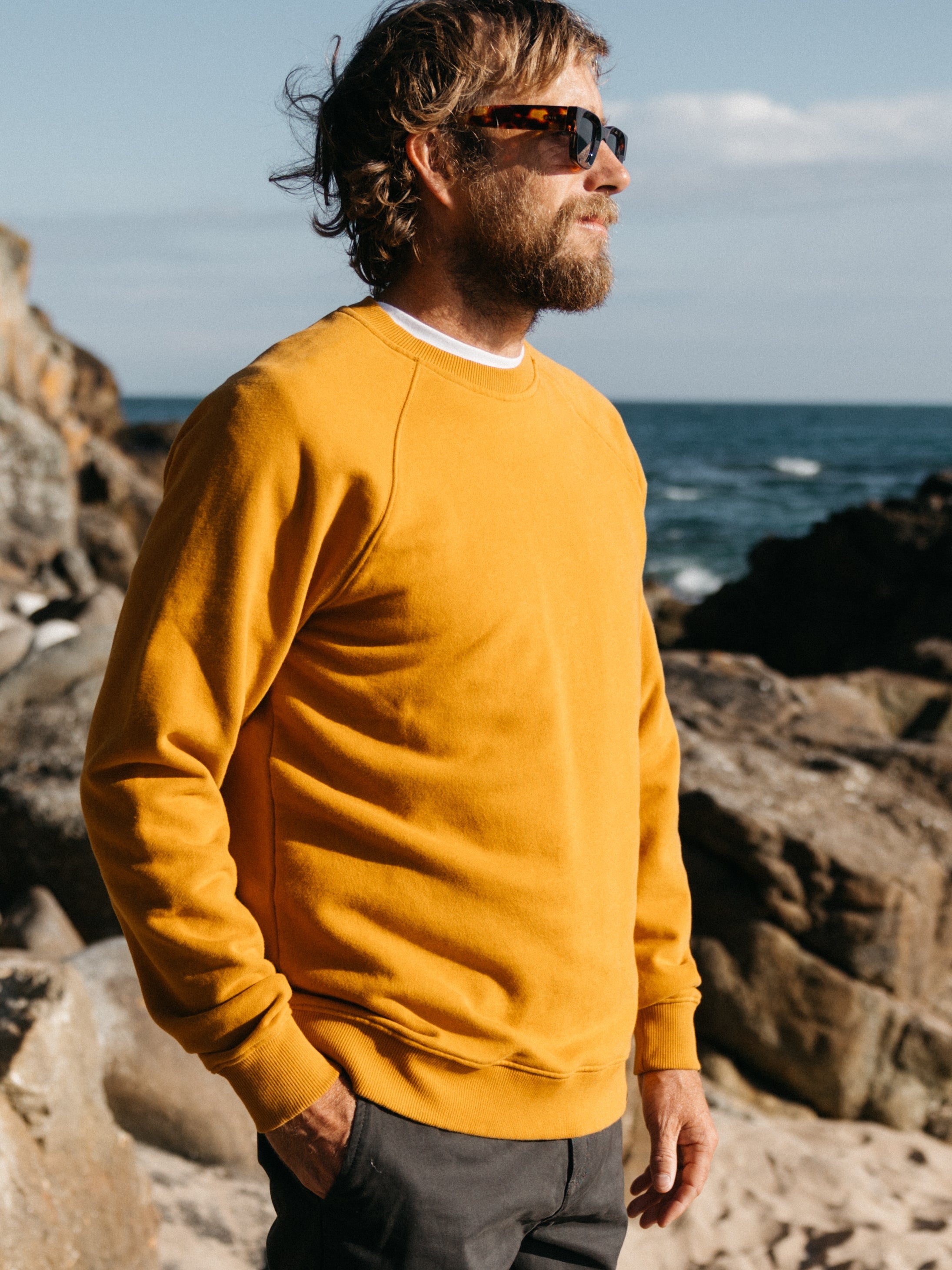 Organic Cotton Sweatshirt Orange - Coho