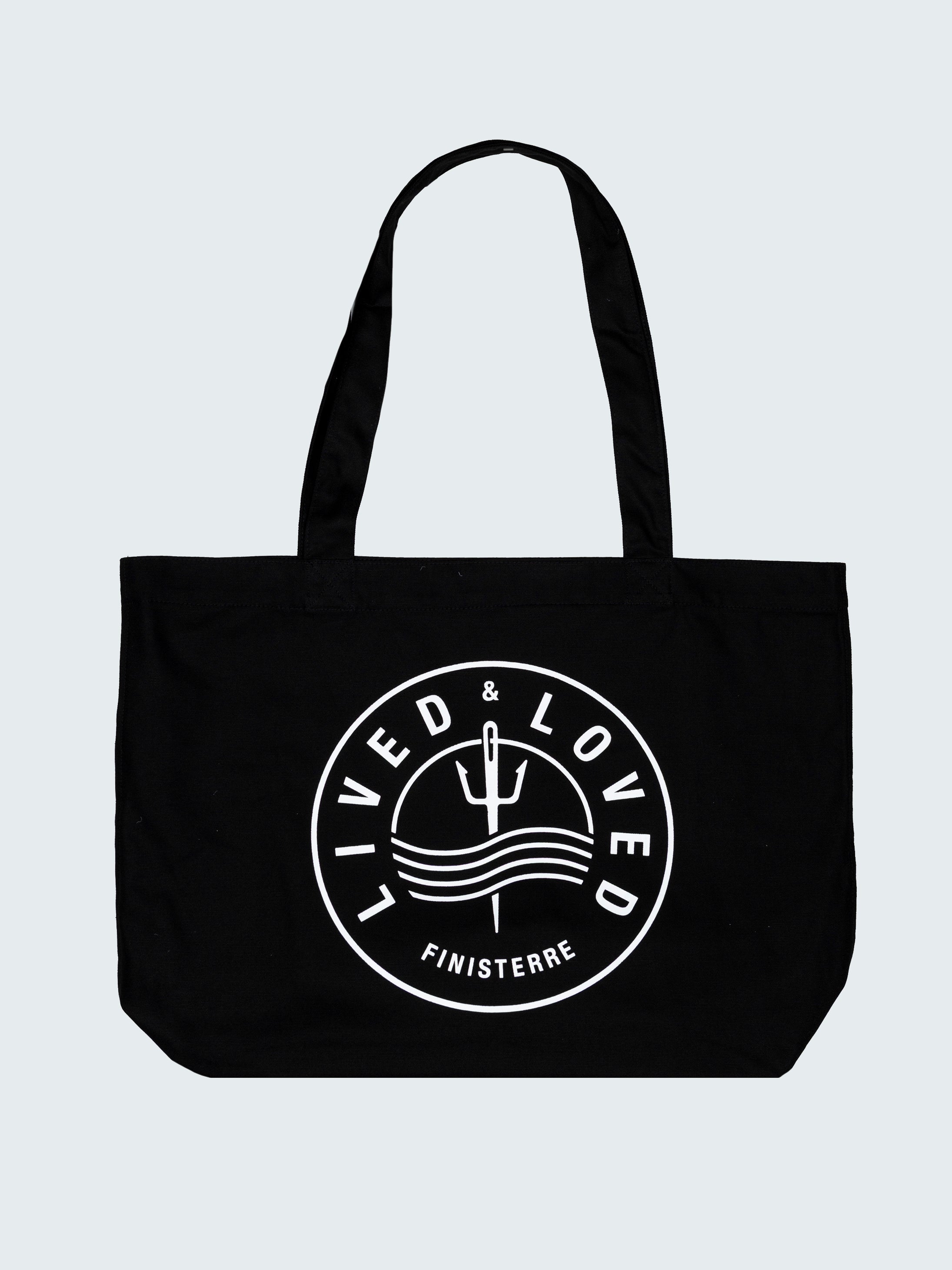 Organic Cotton Tote Bag in Black - Lived and Loved