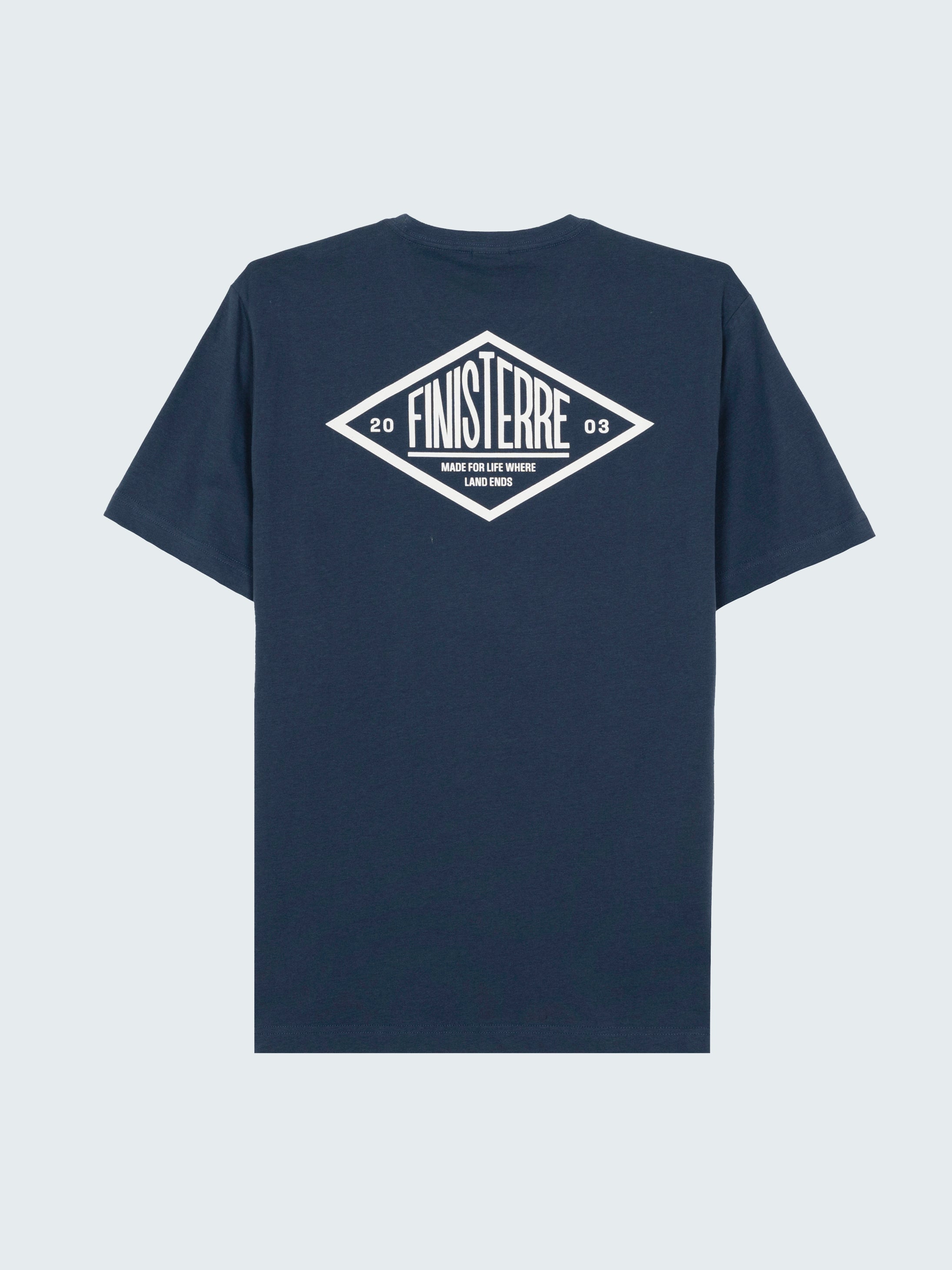 Organic Cotton T-Shirt in Navy - Diamond Type