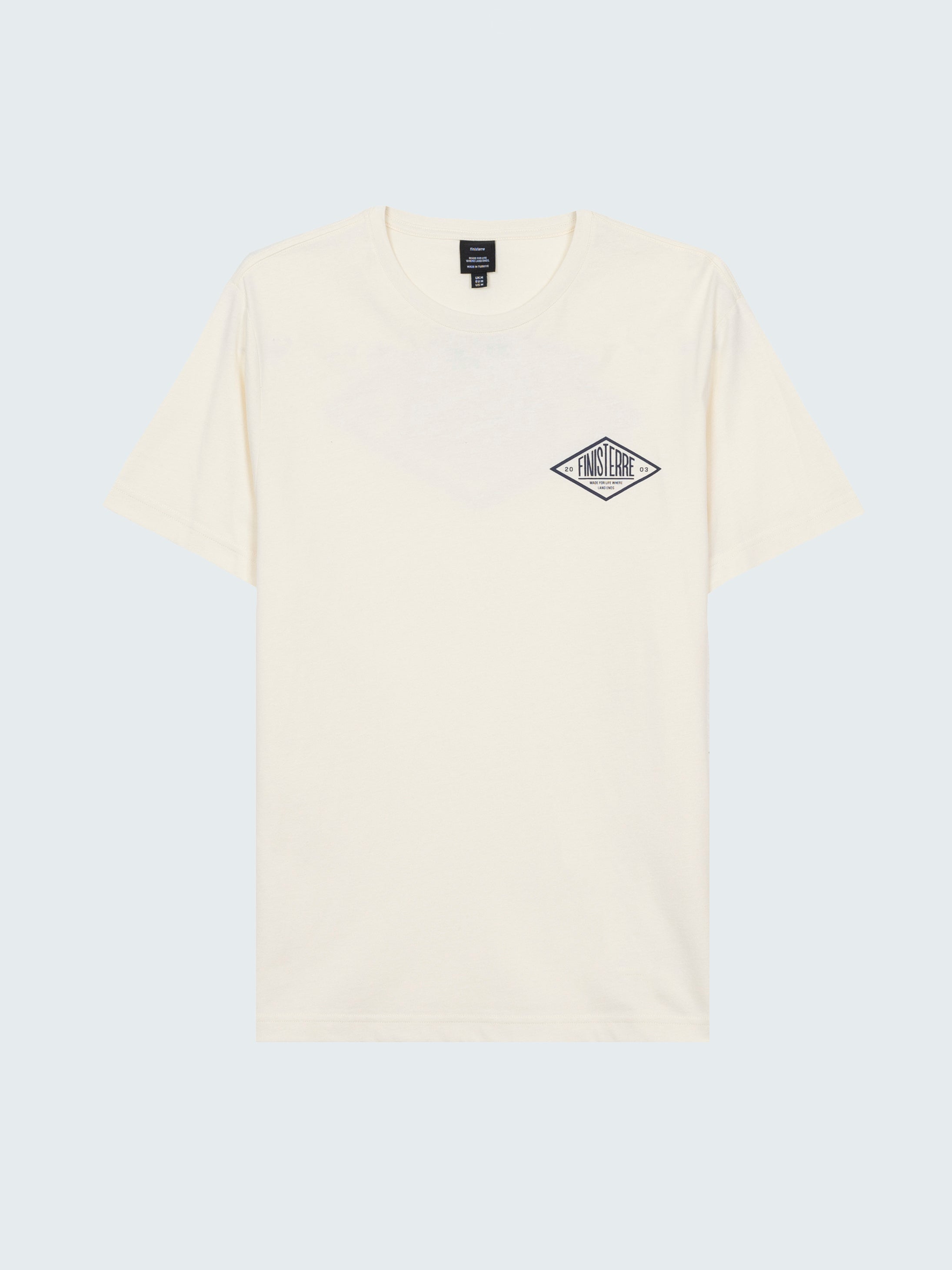 Organic Cotton T-Shirt in Ecru - Diamond Type