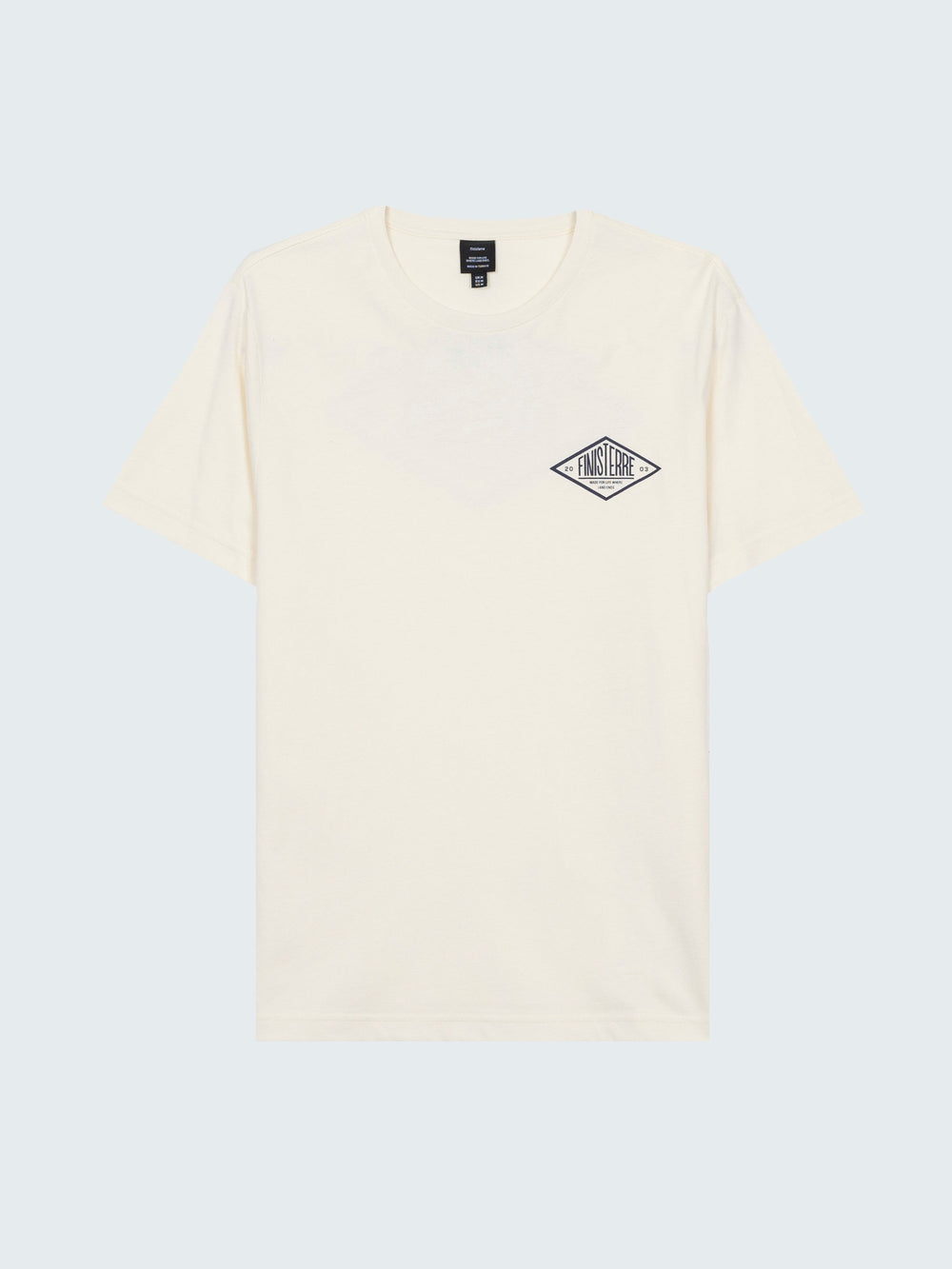 Organic Cotton T-Shirt in Ecru - Diamond Type