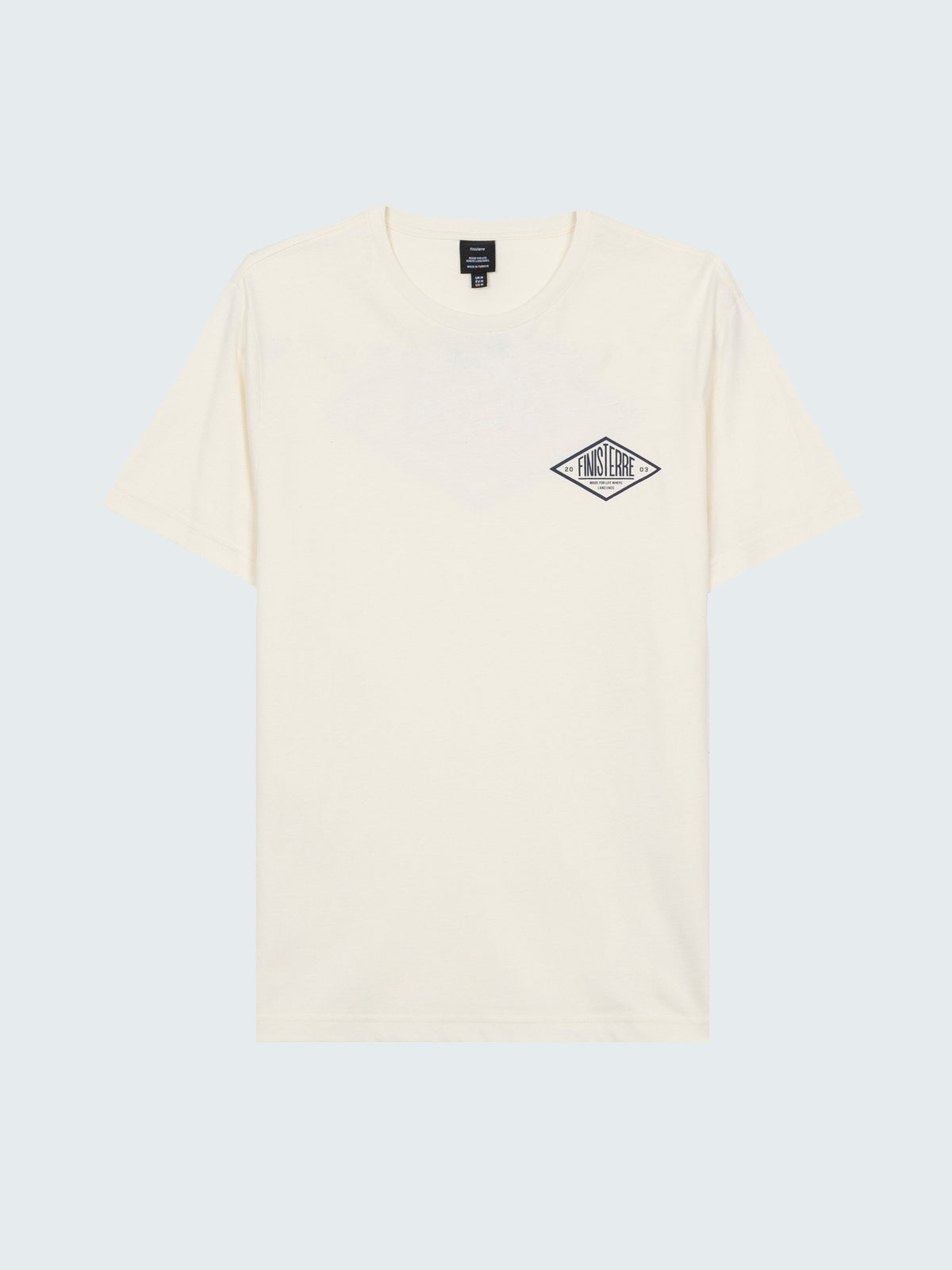 Organic Cotton T-Shirt in Ecru - Diamond Type