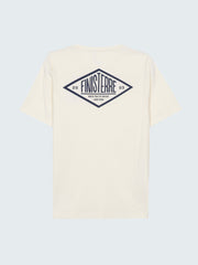 Organic Cotton T-Shirt in Ecru - Diamond Type