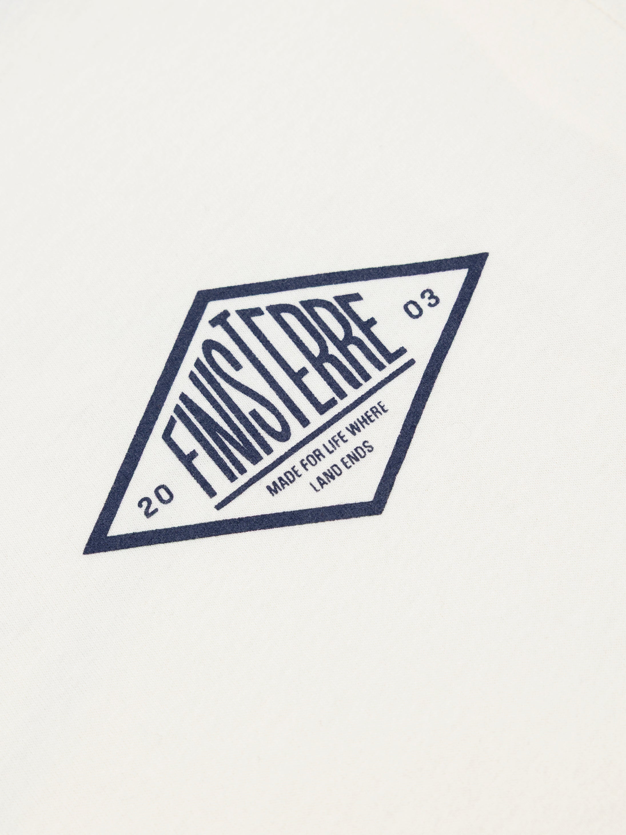 Organic Cotton T-Shirt in Ecru - Diamond Type