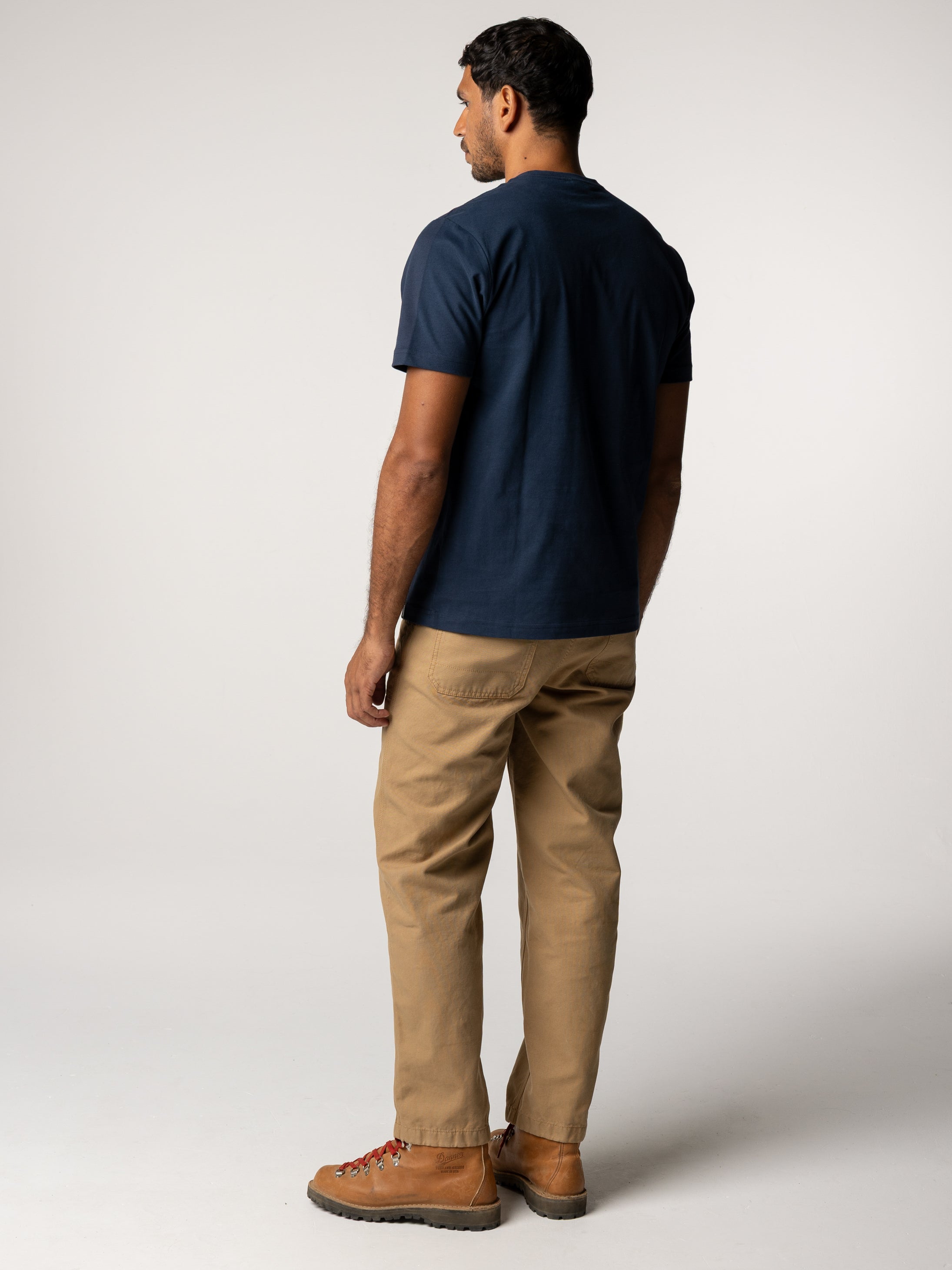 Organic Cotton Basset Utility Trouser in Flint