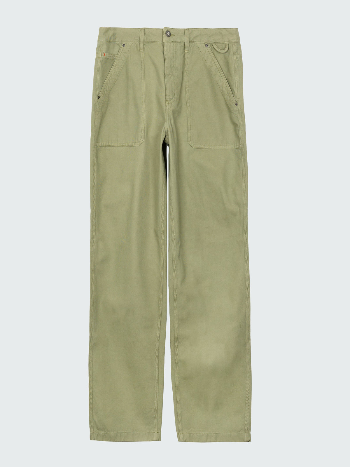 Organic Cotton Basset Utility Trouser in Green