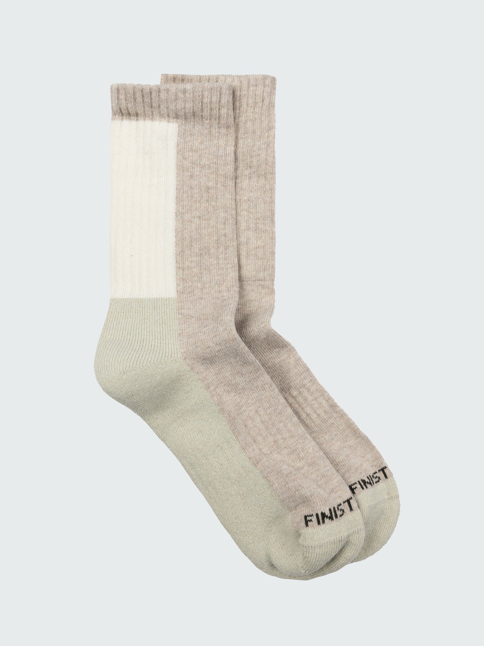 High Tide Pattern Sock (Linen Osmosis)