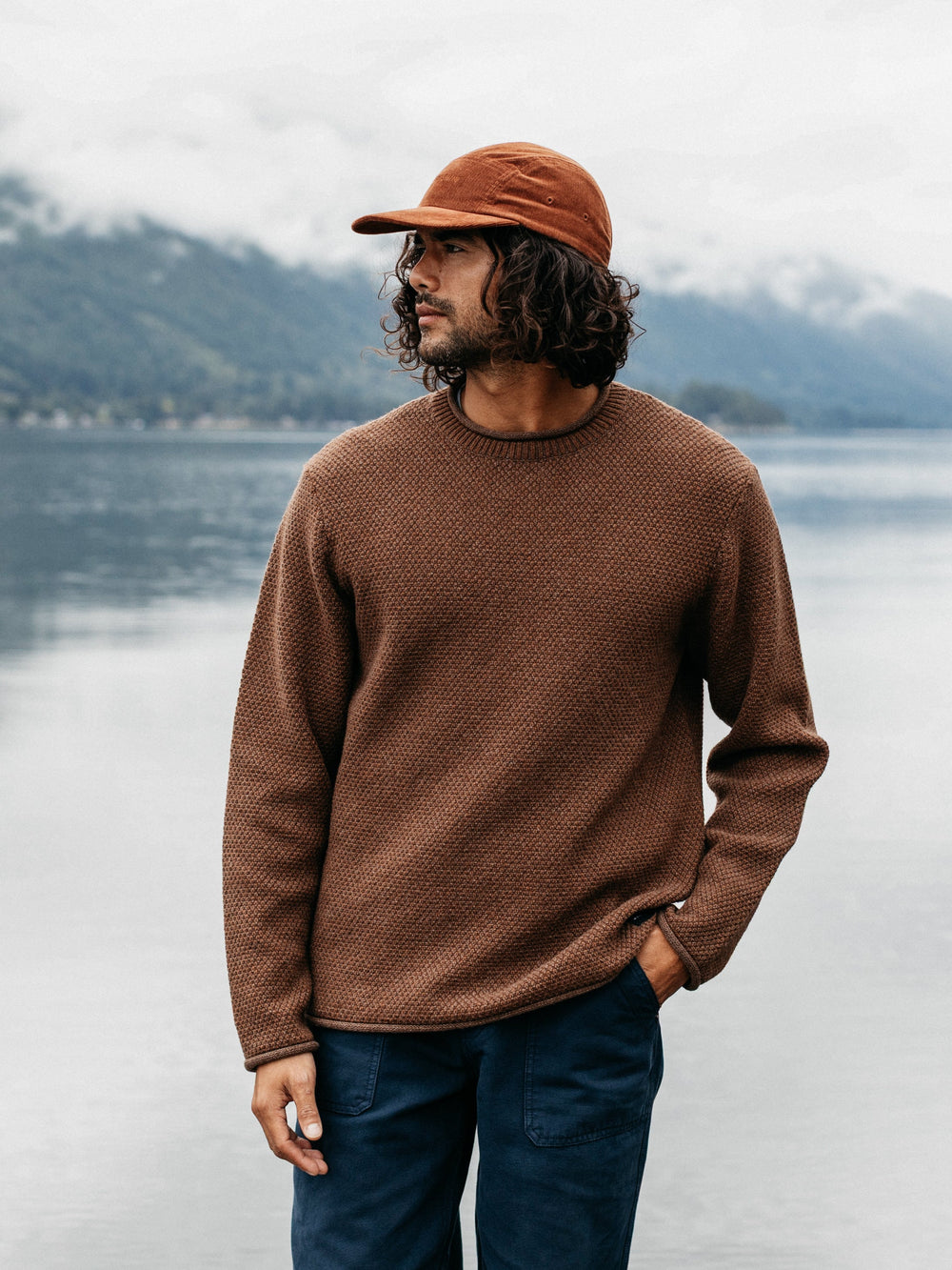 Wool Jumper in Brown - Barents