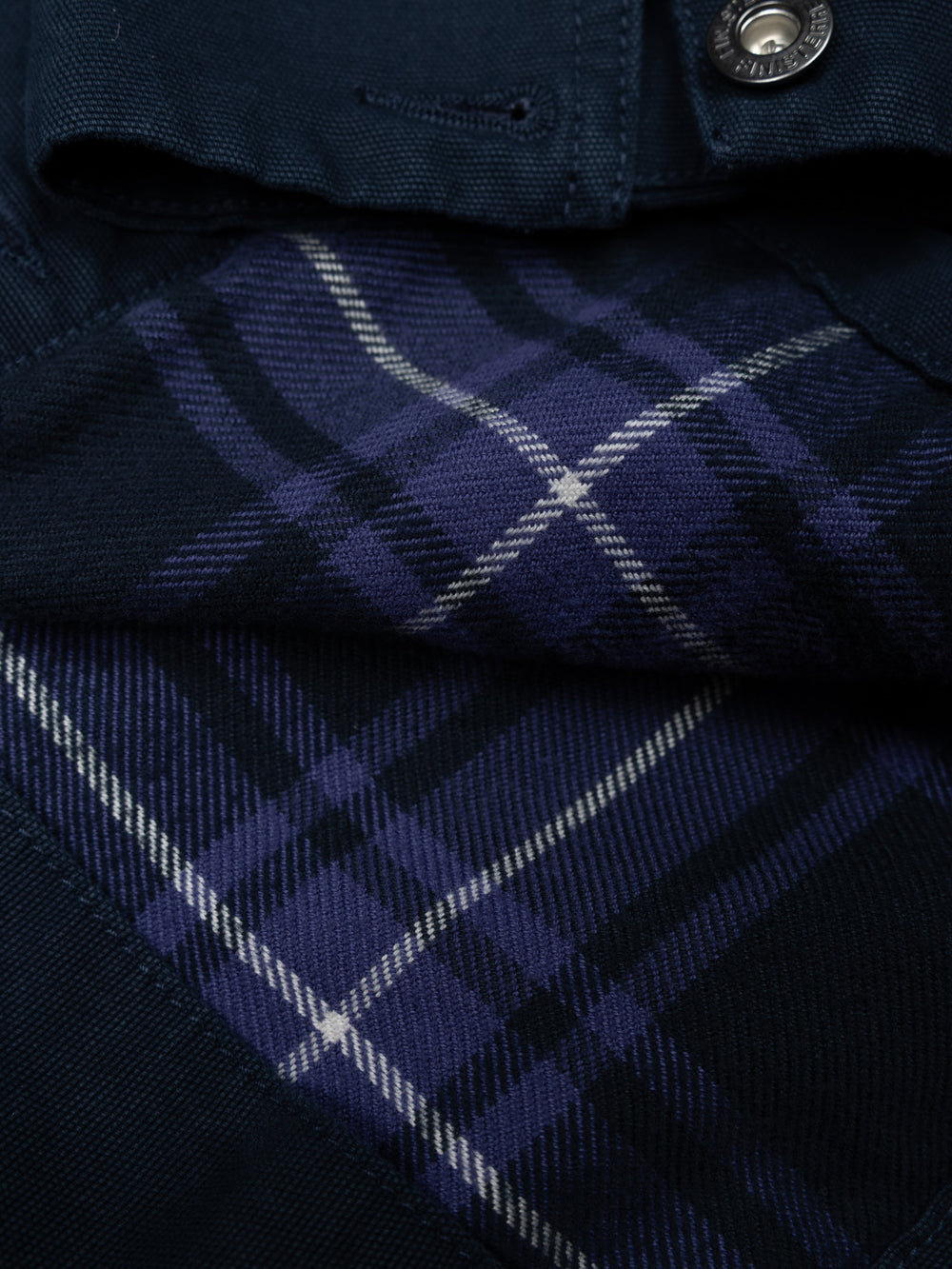 Organic Cotton Lined Jacket in Navy - Basset