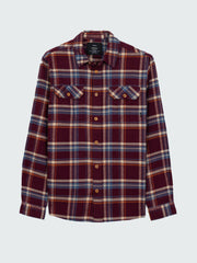 Check Shirt in Plum Check - Beardsmore
