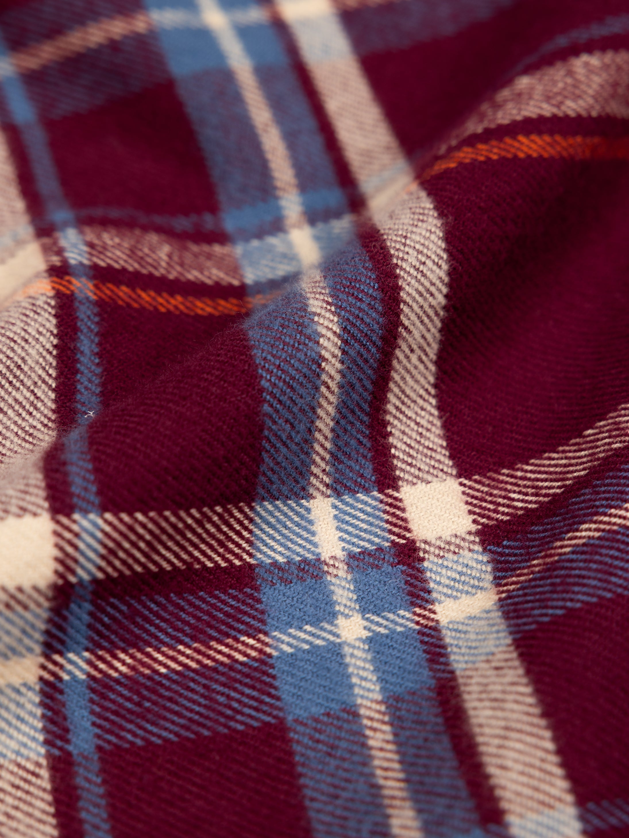 Check Shirt in Plum Check - Beardsmore