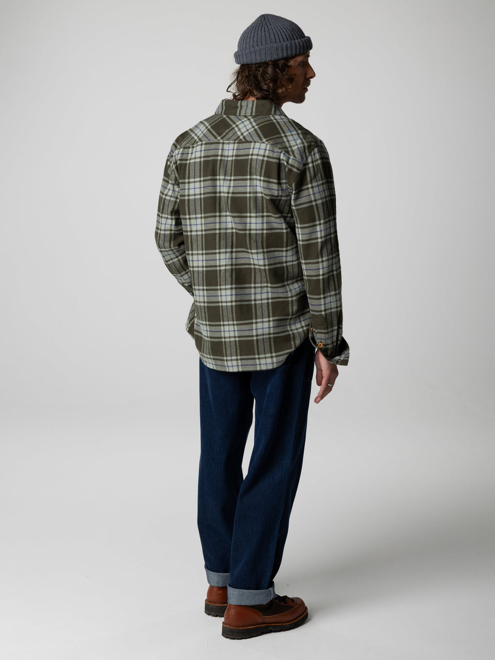 Check Shirt in Timber Green Check - Beardsmore